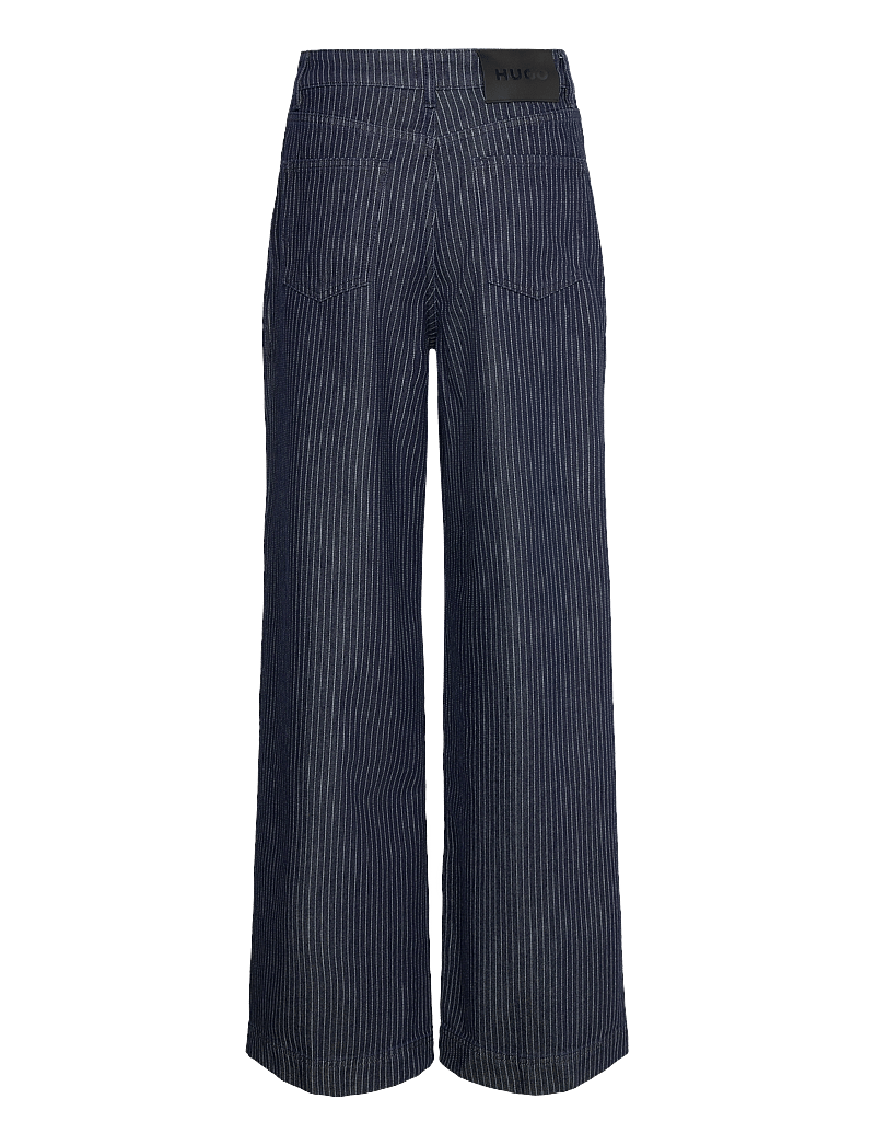 HUGO - Gisari - hosen mit weitem bein - navy - 1