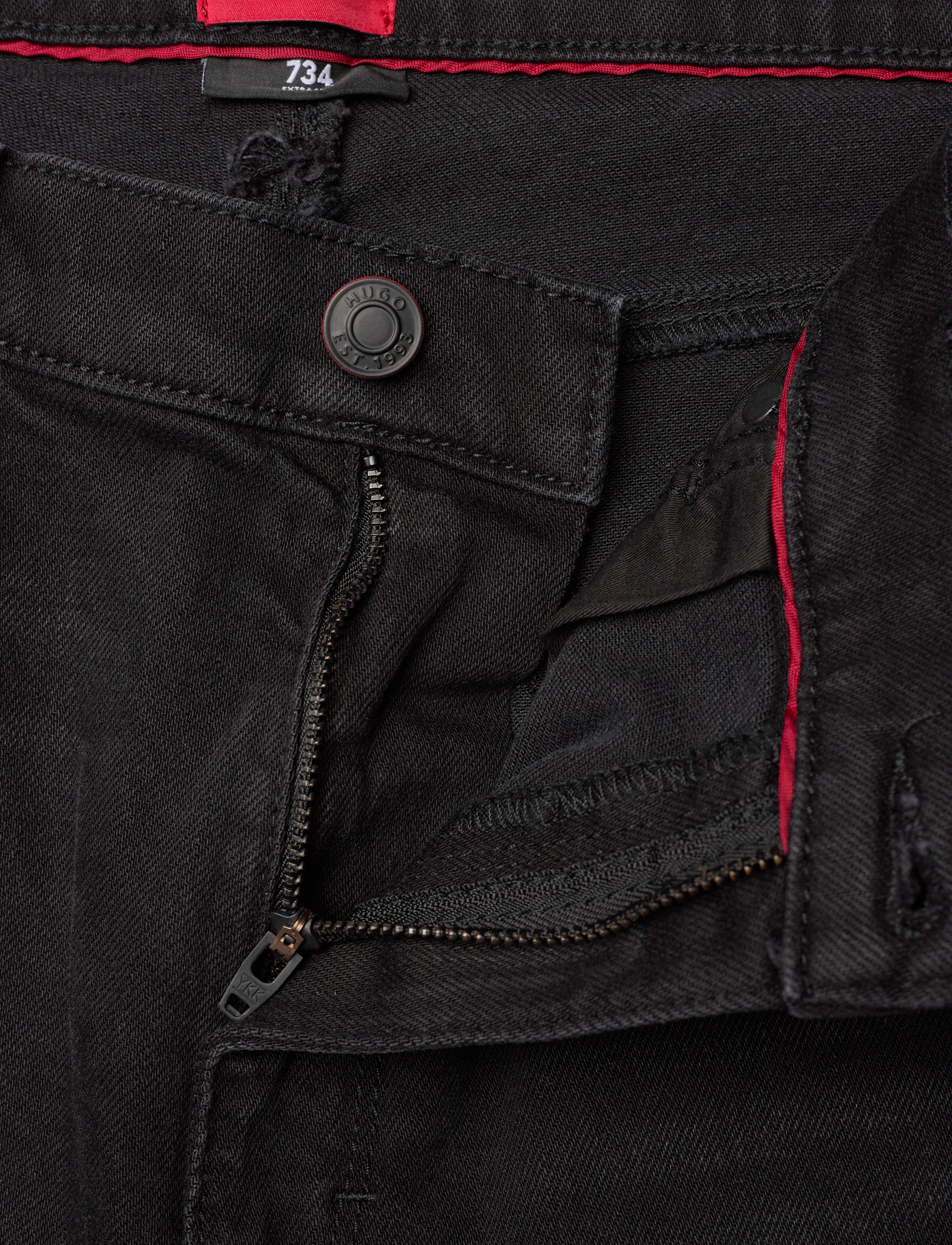 HUGO - HUGO 734 - hosen & jeans - black - 3