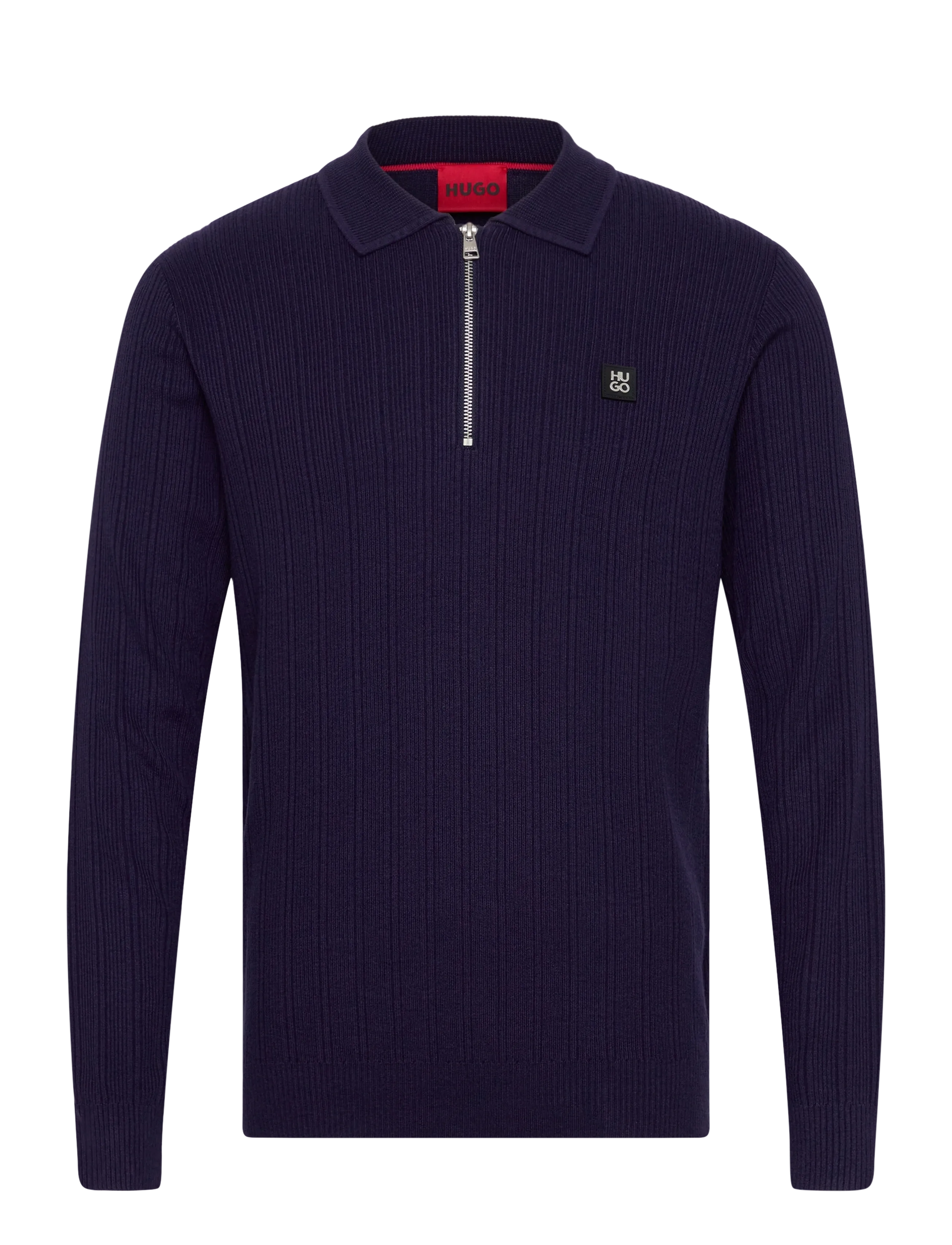 HUGO Sastoro - Pullover mit halbem Reißverschluss - NAVY / navy