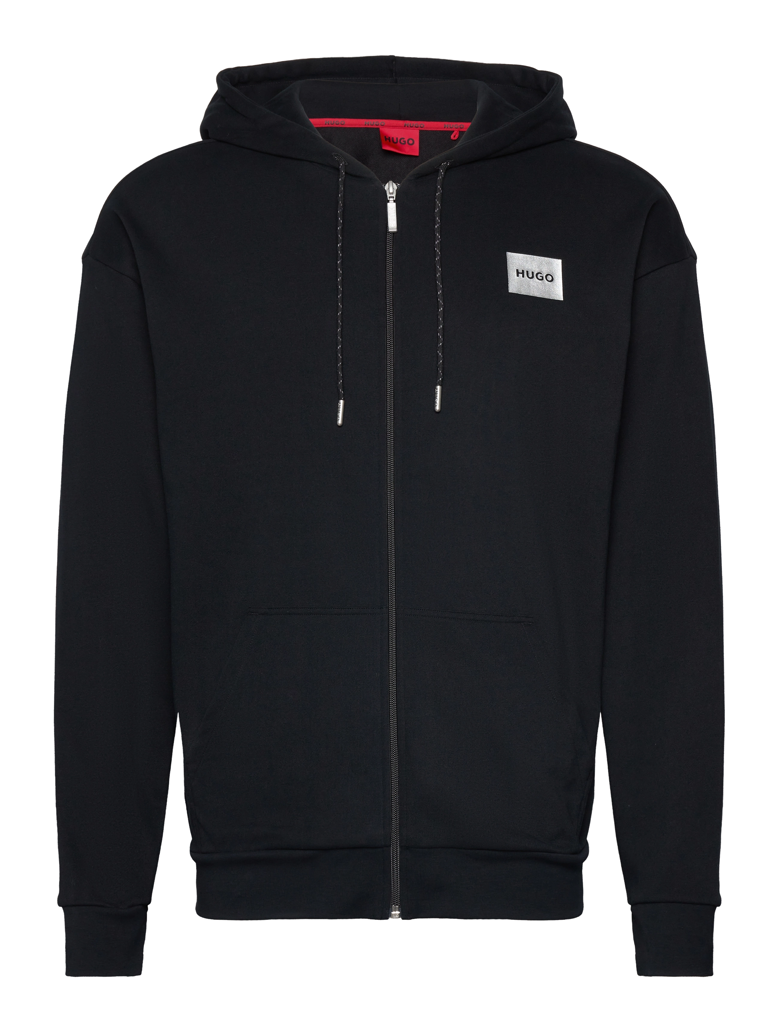 HUGO Silber Logo Jacke H Schwarz - L - Herren