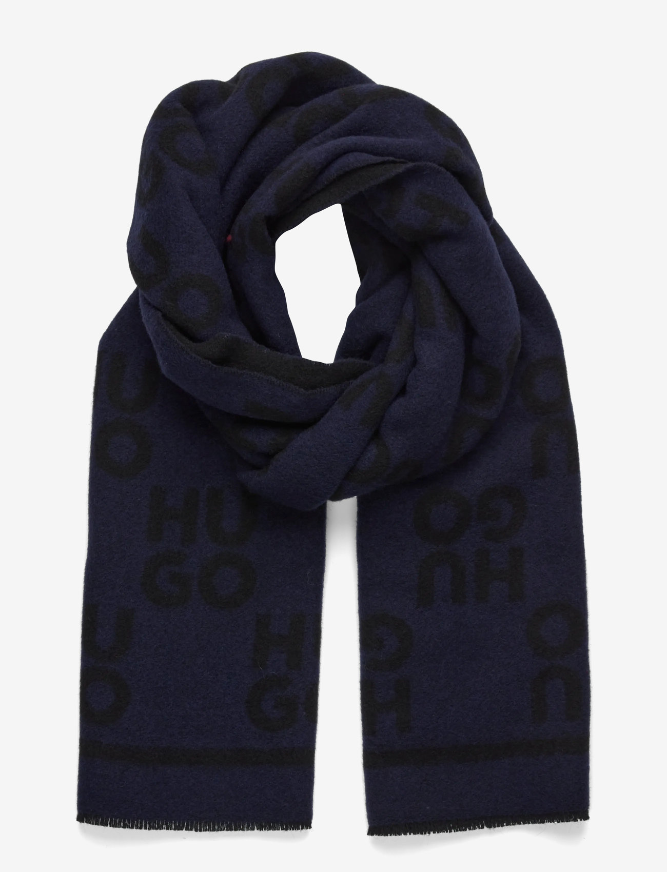 HUGO - Martyn_40*180 - halstørklæder - navy - 0