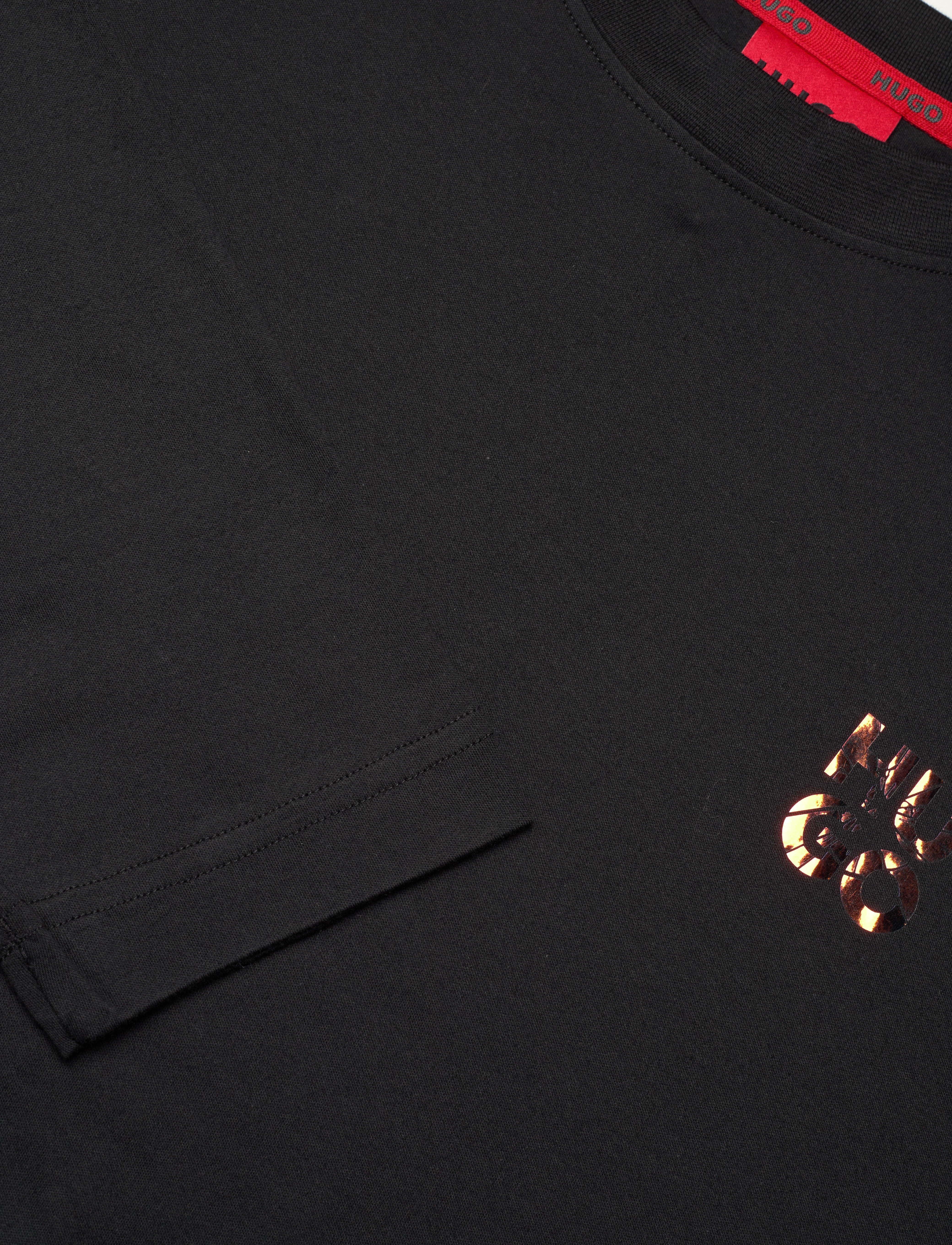 HUGO - Iridium Longsleeve - black - 2