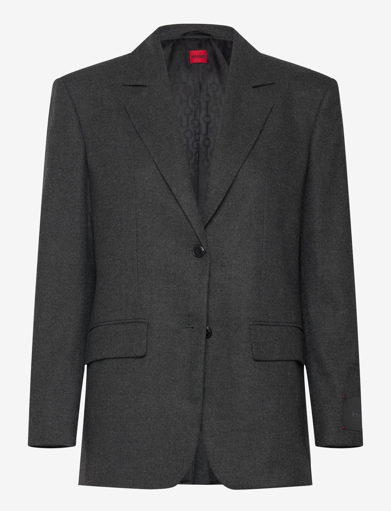 HUGO - Areota - single breasted blazers - dark grey - 0