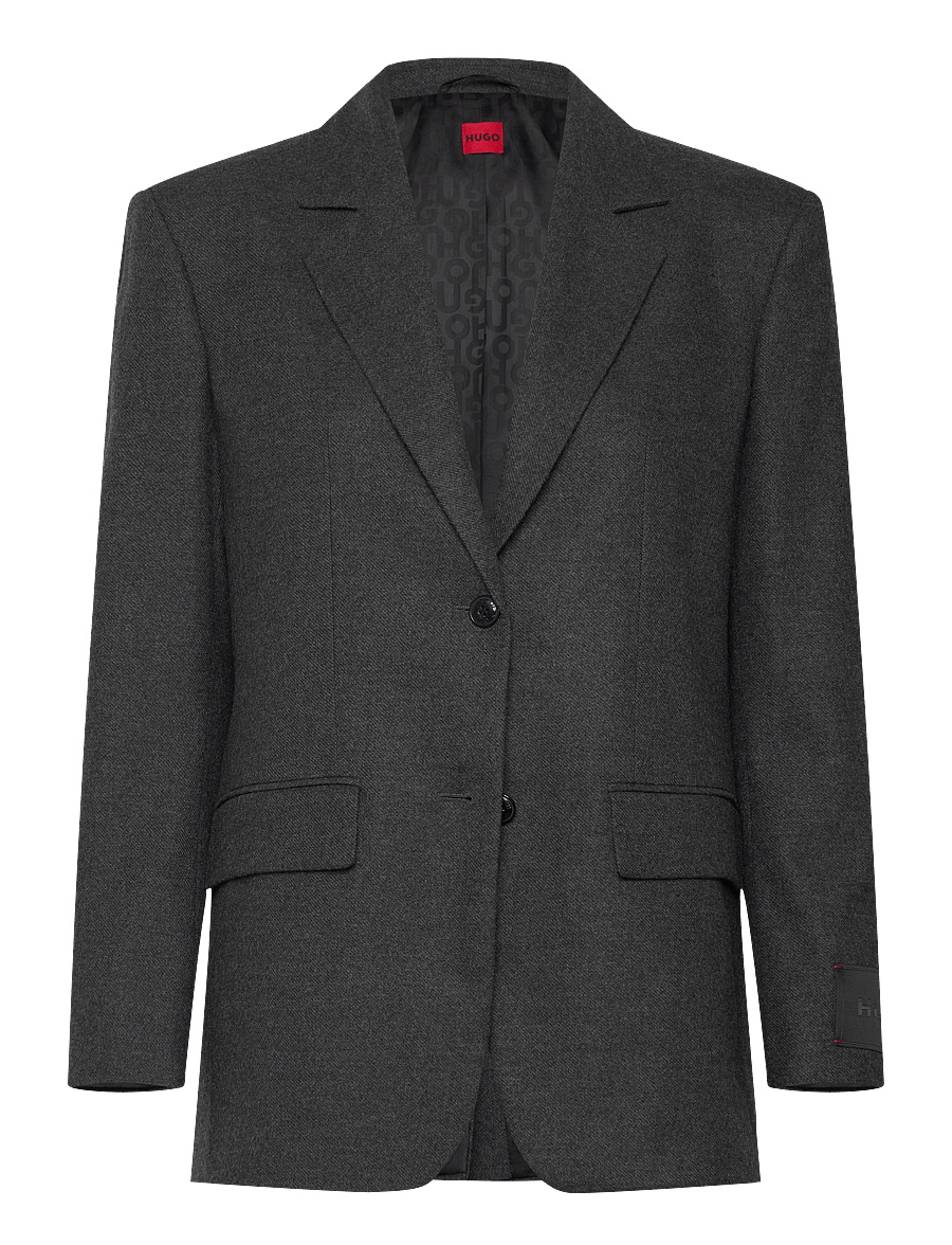 HUGO - Areota - einreihige blazer - dark grey - 0