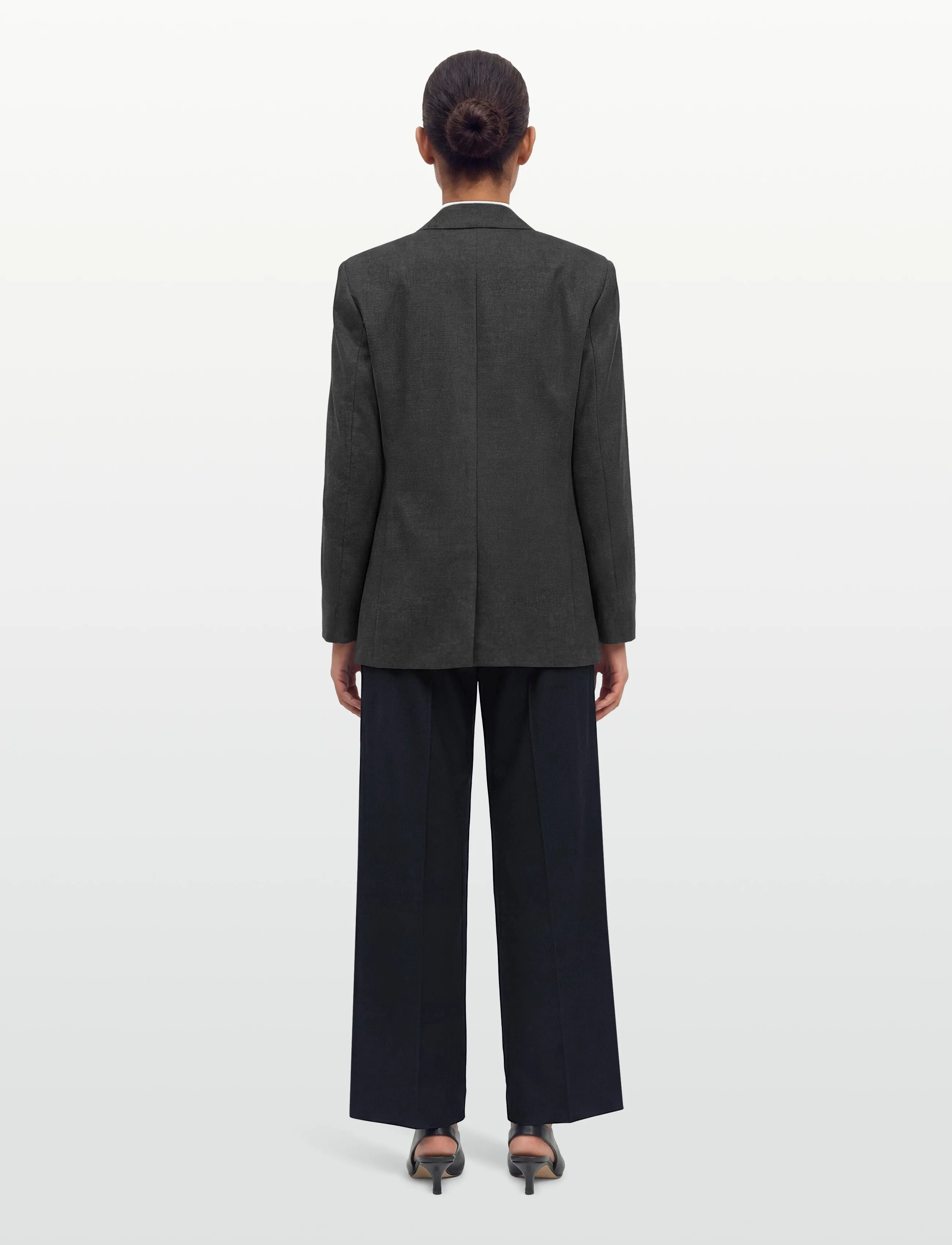 HUGO - Areota - einreihige blazer - dark grey - 4