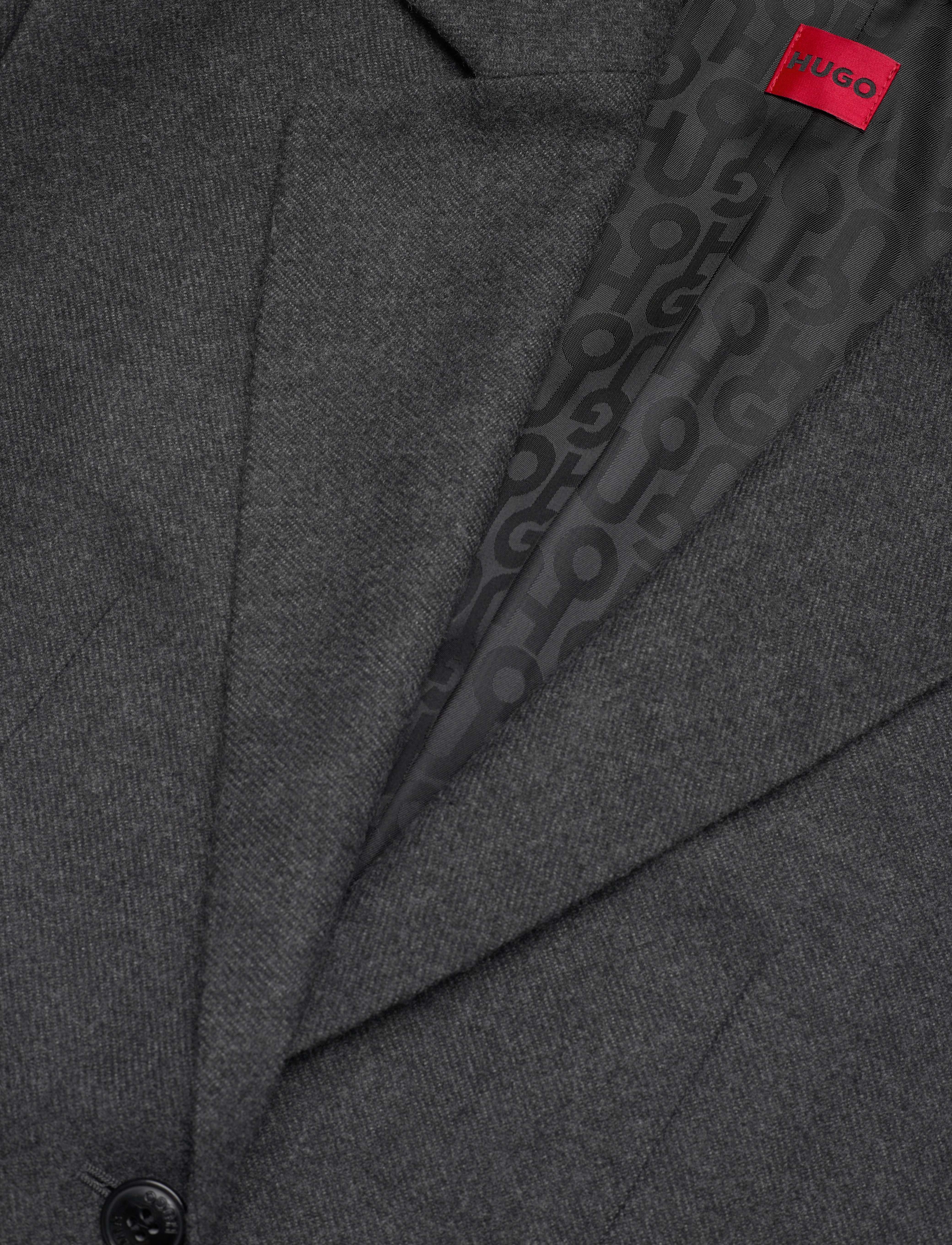 HUGO - Areota - einreihige blazer - dark grey - 3