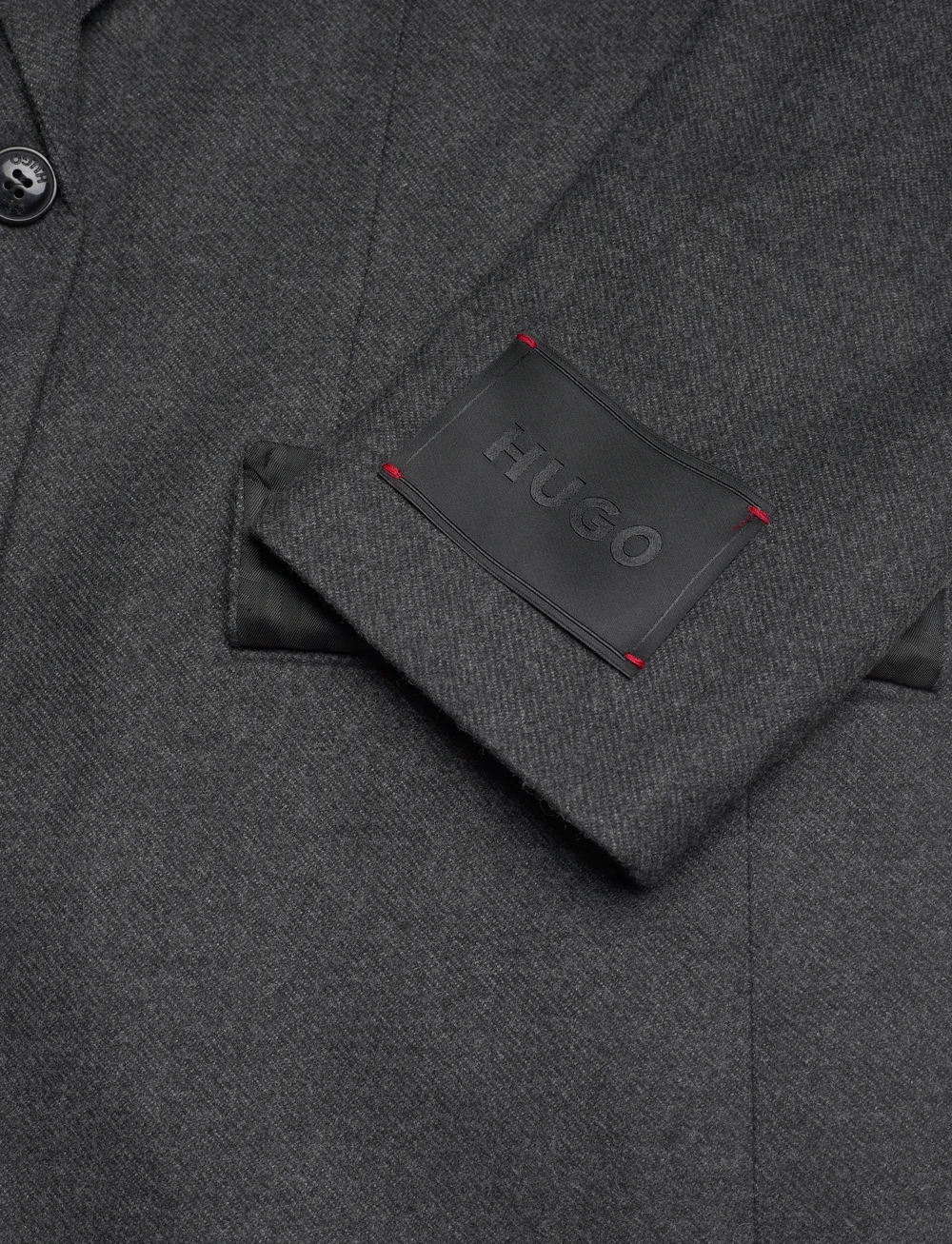 HUGO - Areota - enkeltradede blazere - dark grey - 3