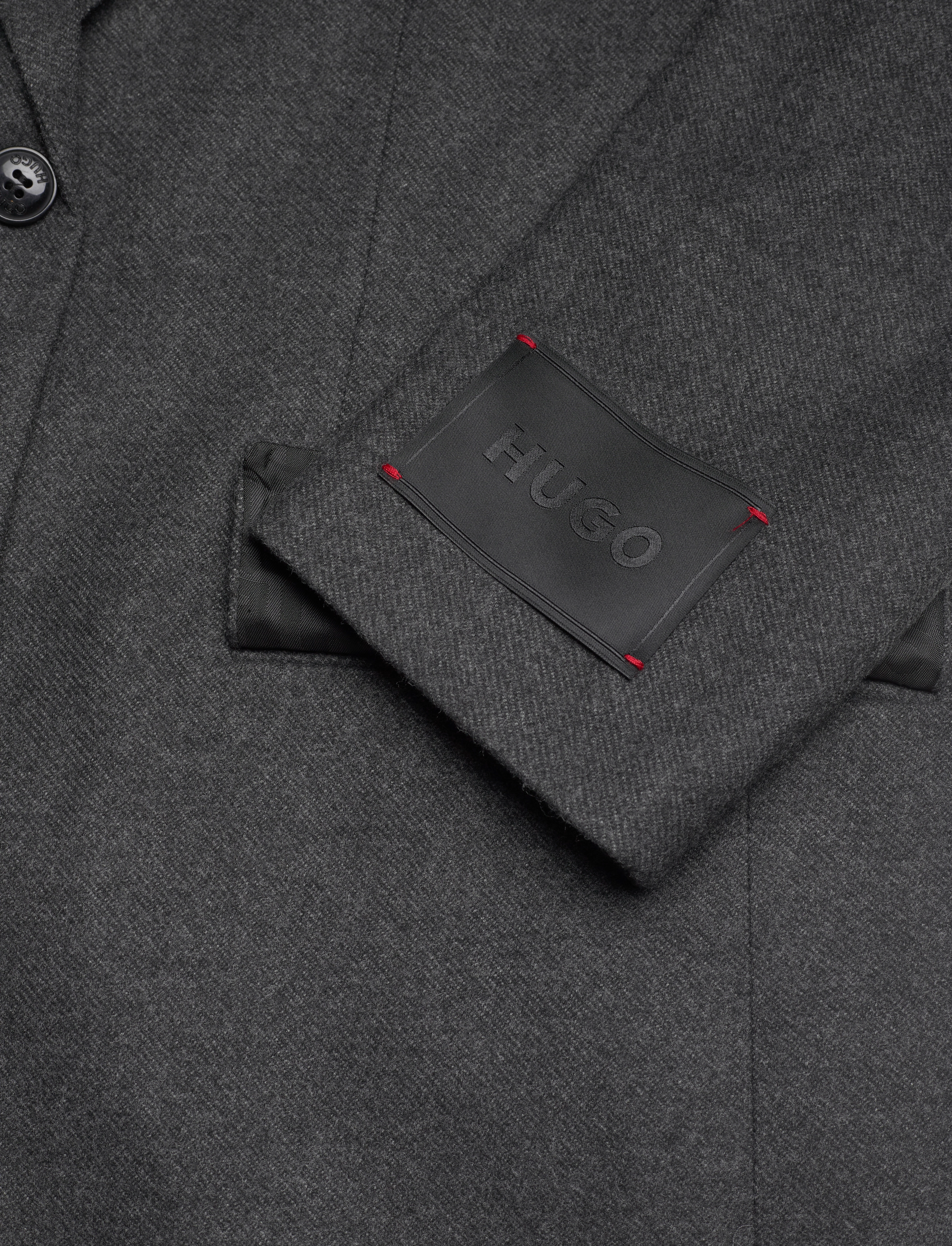 HUGO - Areota - einreihige blazer - dark grey - 4