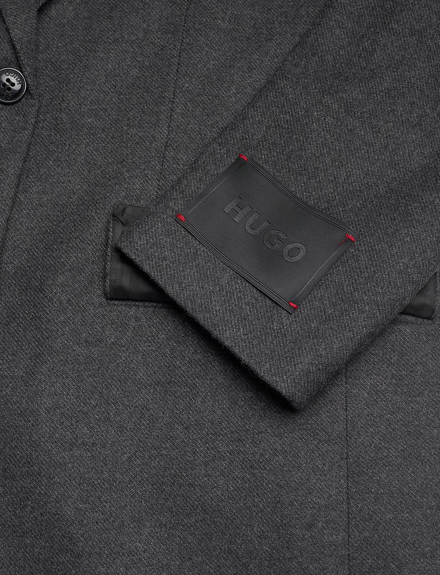 HUGO - Areota - einreihige blazer - dark grey - 3