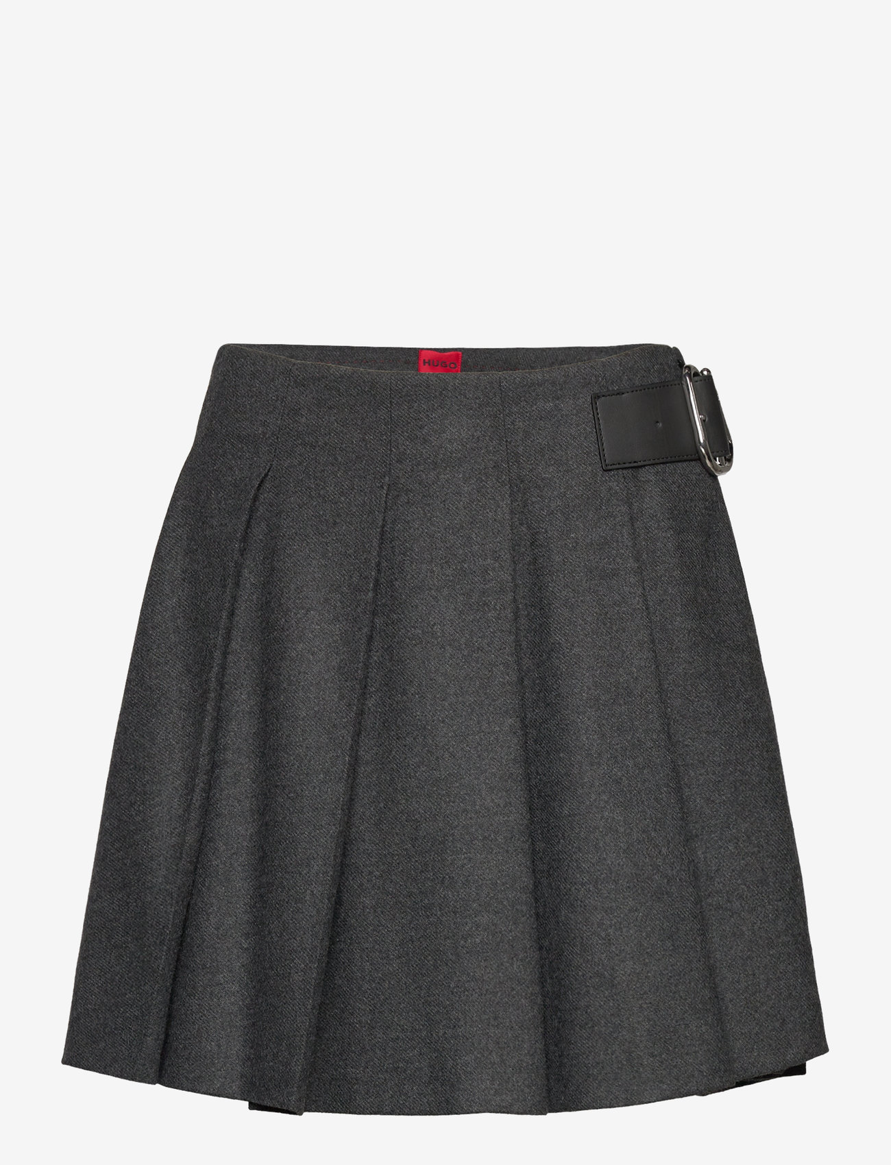 HUGO - Rameri - faltenröcke - dark grey - 0