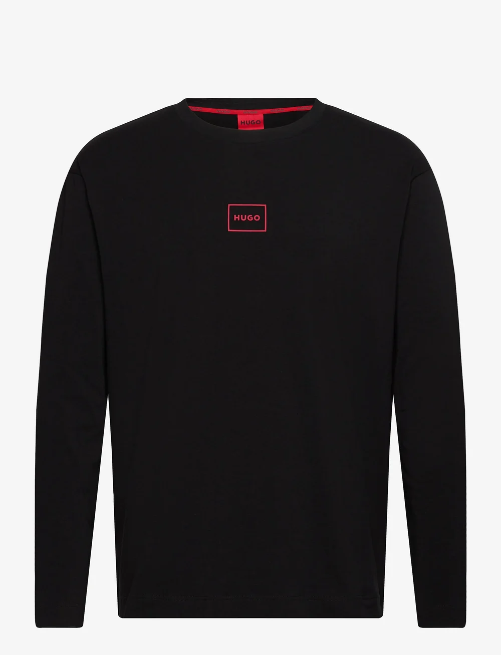 HUGO - Laze Longsleeve - pikkade varrukatega t-särgid - black - 0