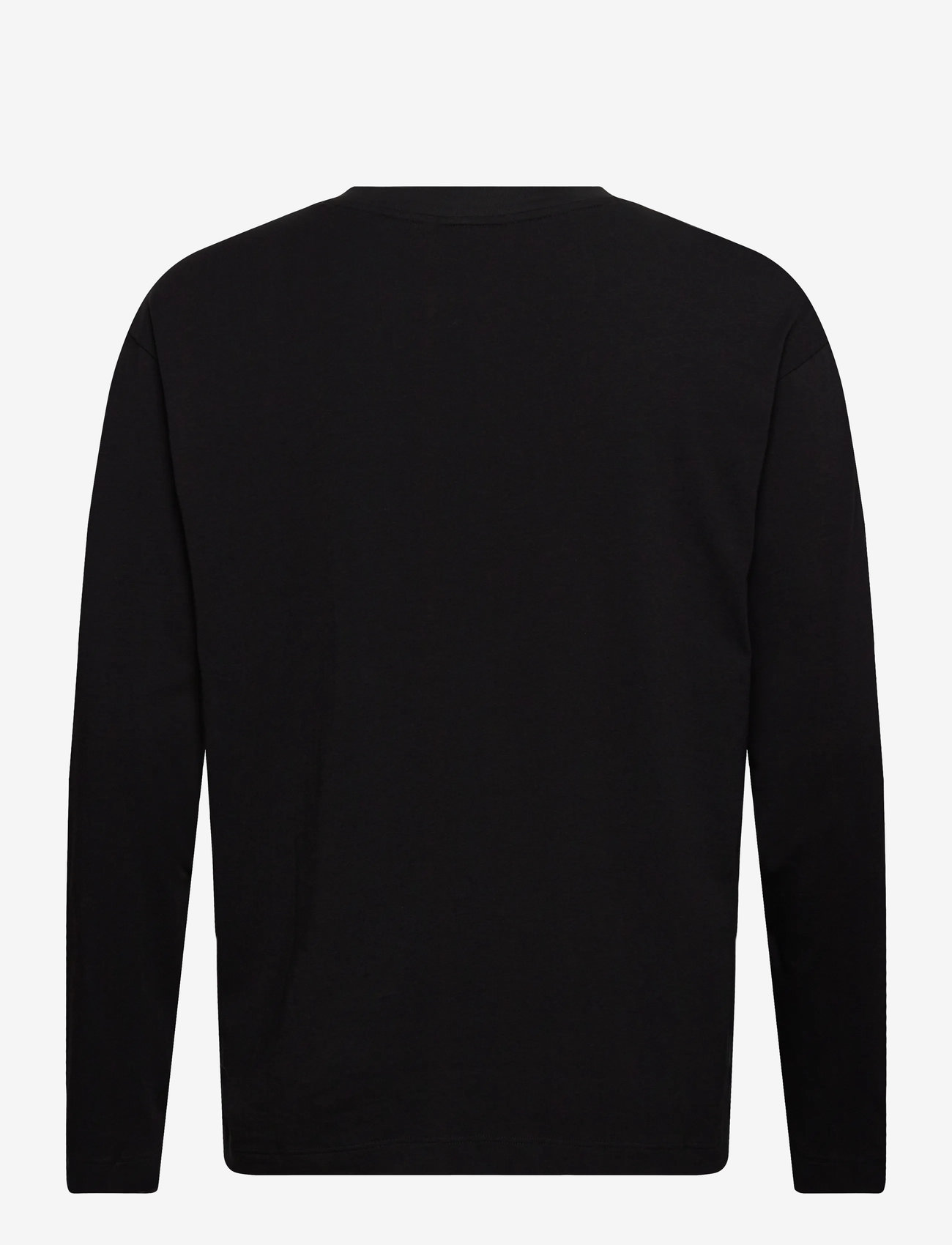 HUGO - Laze Longsleeve - långärmade t-shirts - black - 1