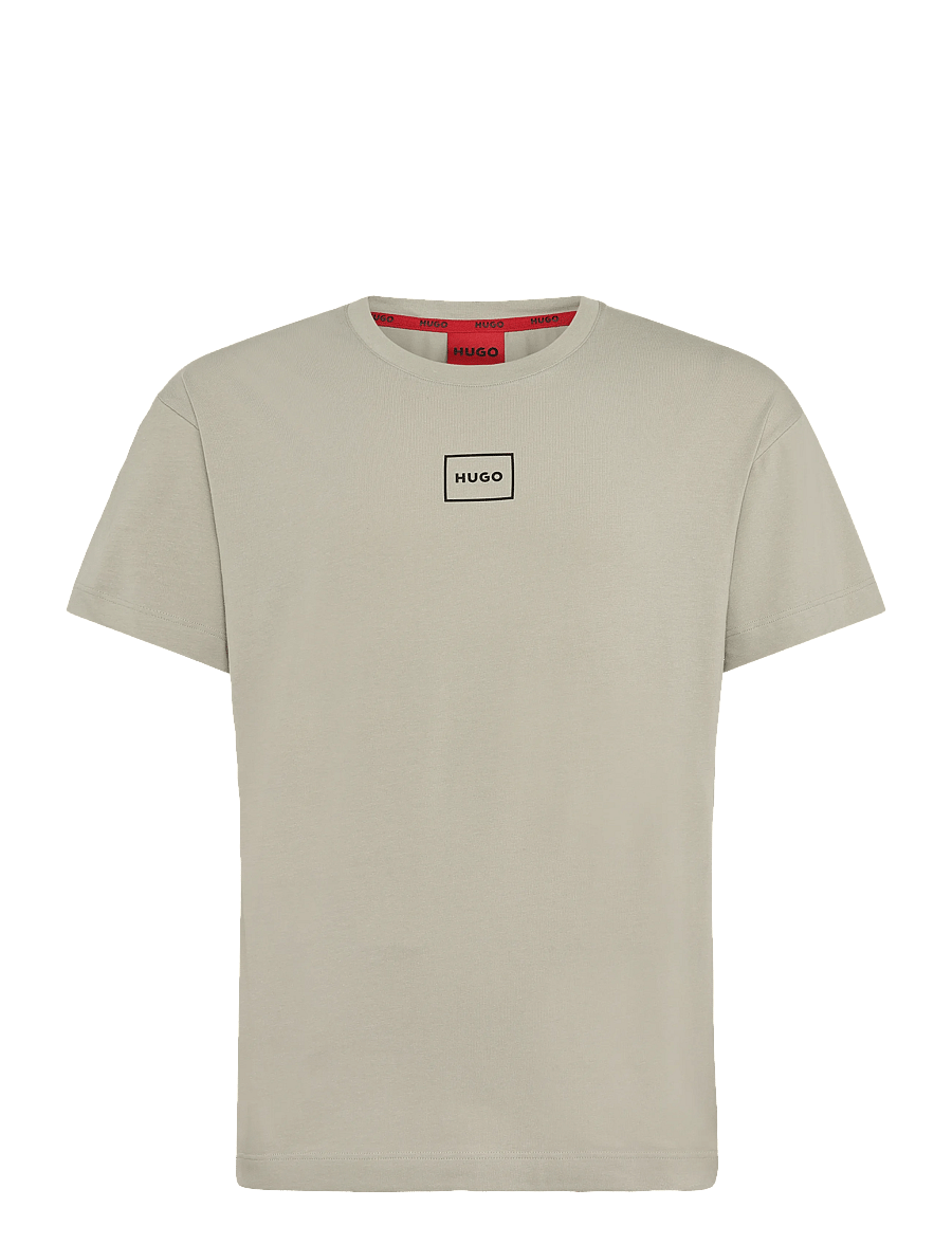 HUGO - Laze T-Shirt - kurzärmelige t-shirts - beige overflow - 0