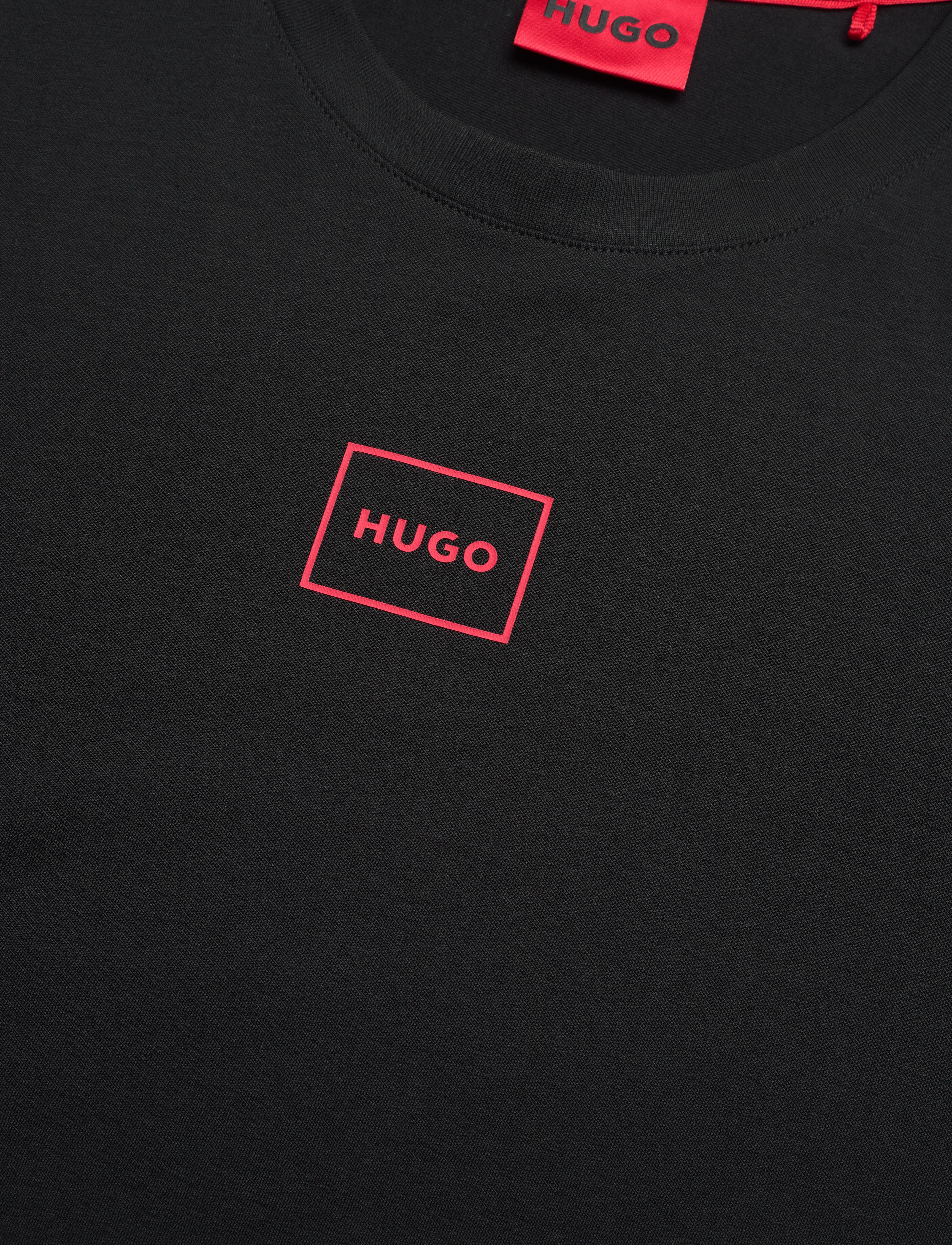 HUGO - Laze T-Shirt - kortærmede t-shirts - black - 2