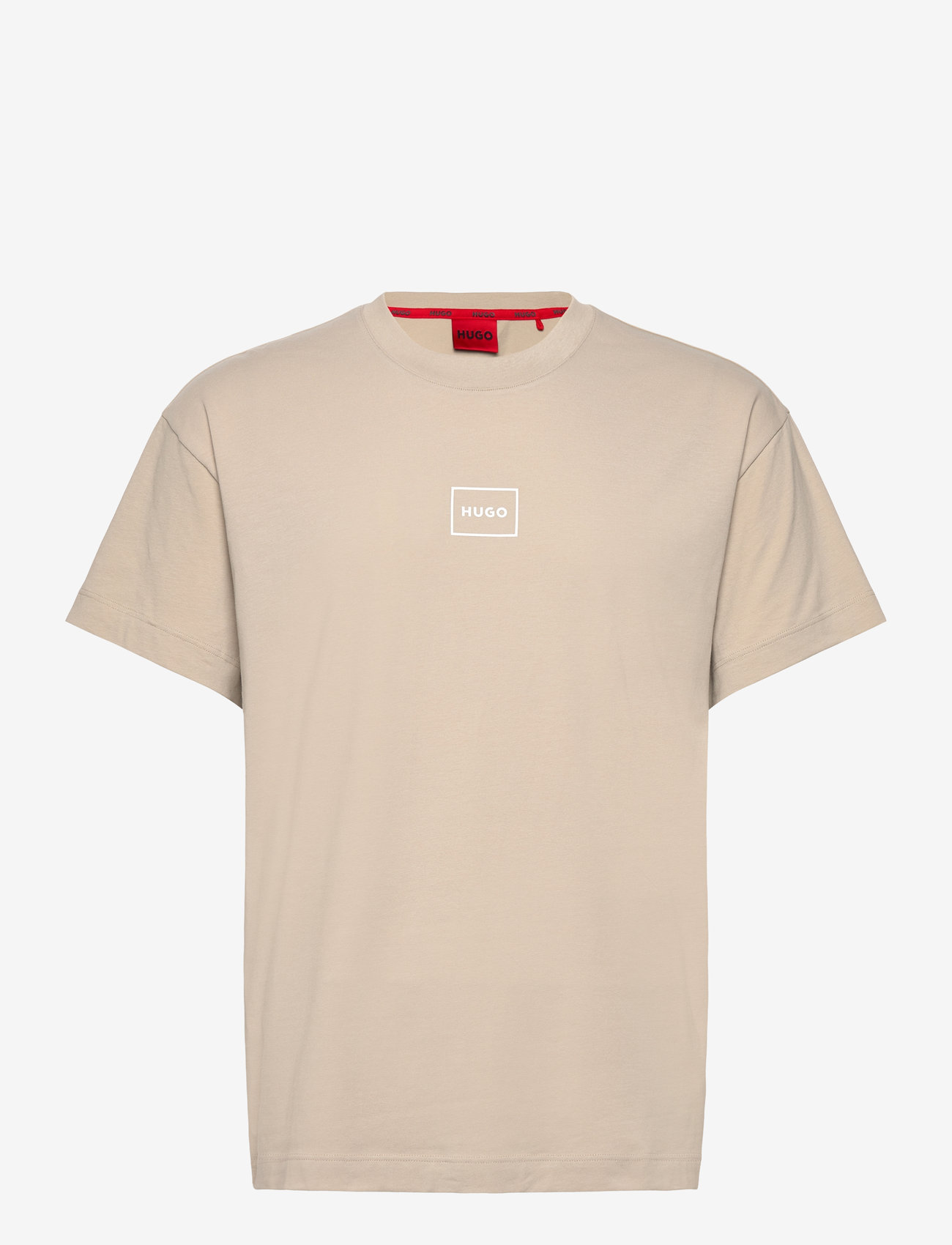 HUGO - Laze T-Shirt - marškinėliai trumpomis rankovėmis - light beige - 0