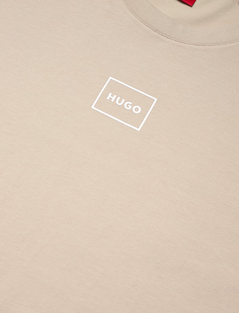 HUGO - Laze T-Shirt - marškinėliai trumpomis rankovėmis - light beige - 2