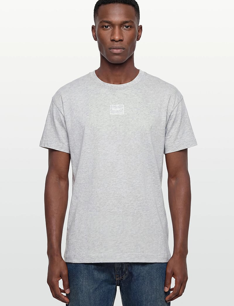 HUGO - Laze T-Shirt - kurzärmelig - light/pastel grey - 3