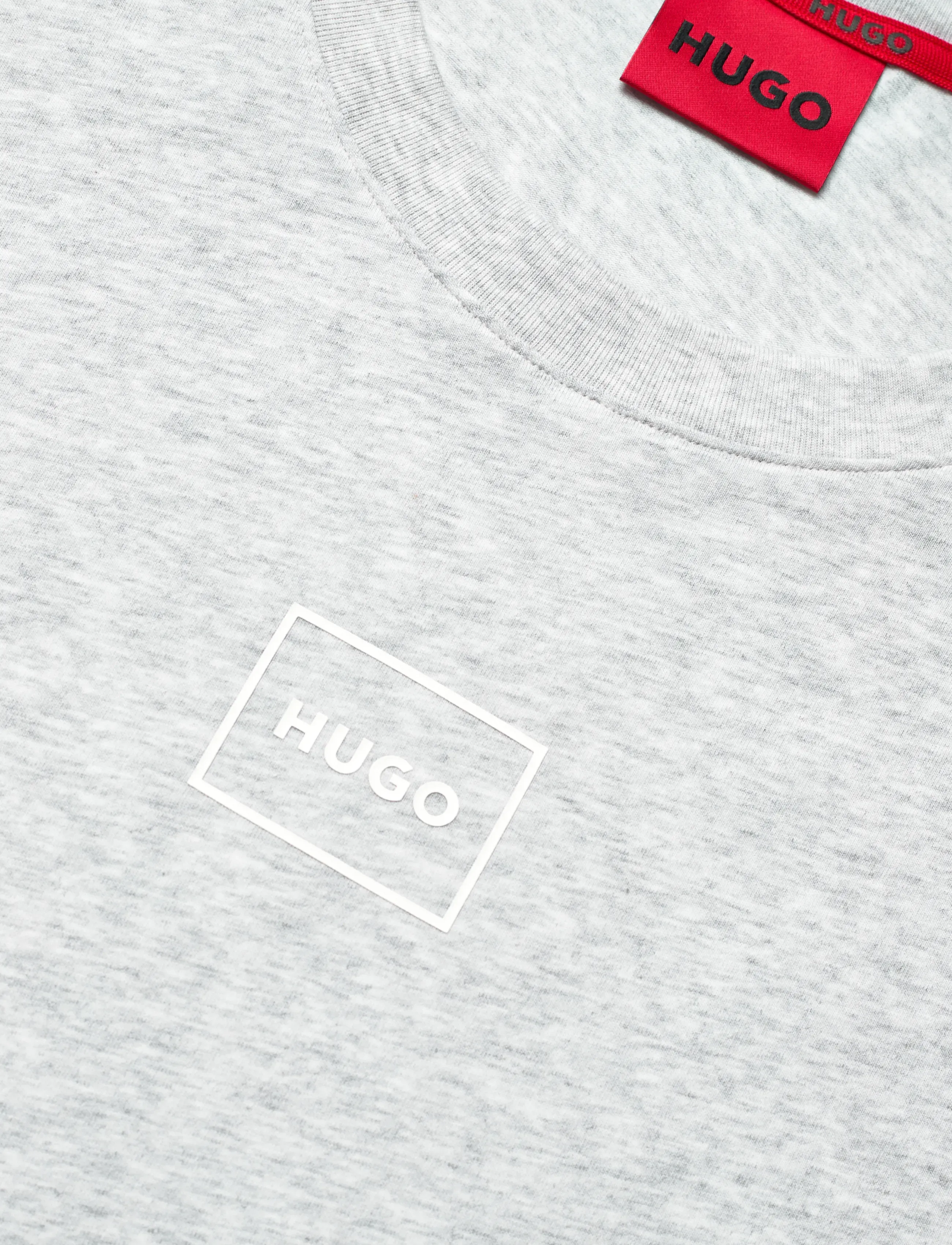 HUGO - Laze T-Shirt - kortärmade t-shirts - light/pastel grey - 5