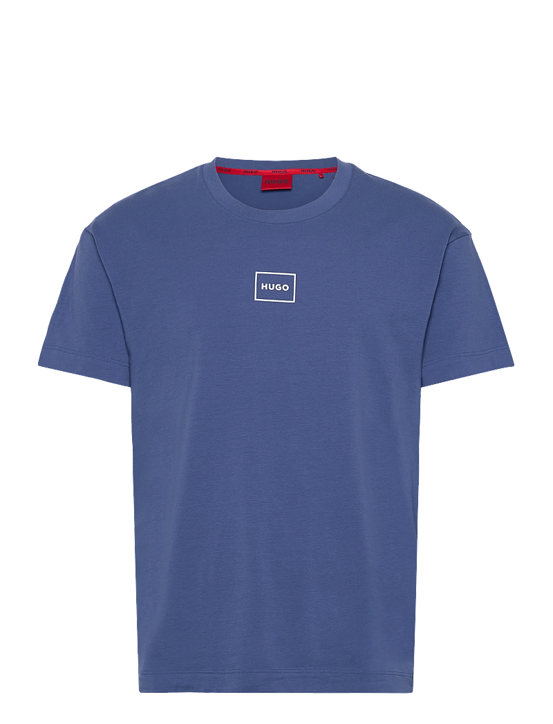 HUGO - Laze T-Shirt - kurzärmelig - medium blue - 0
