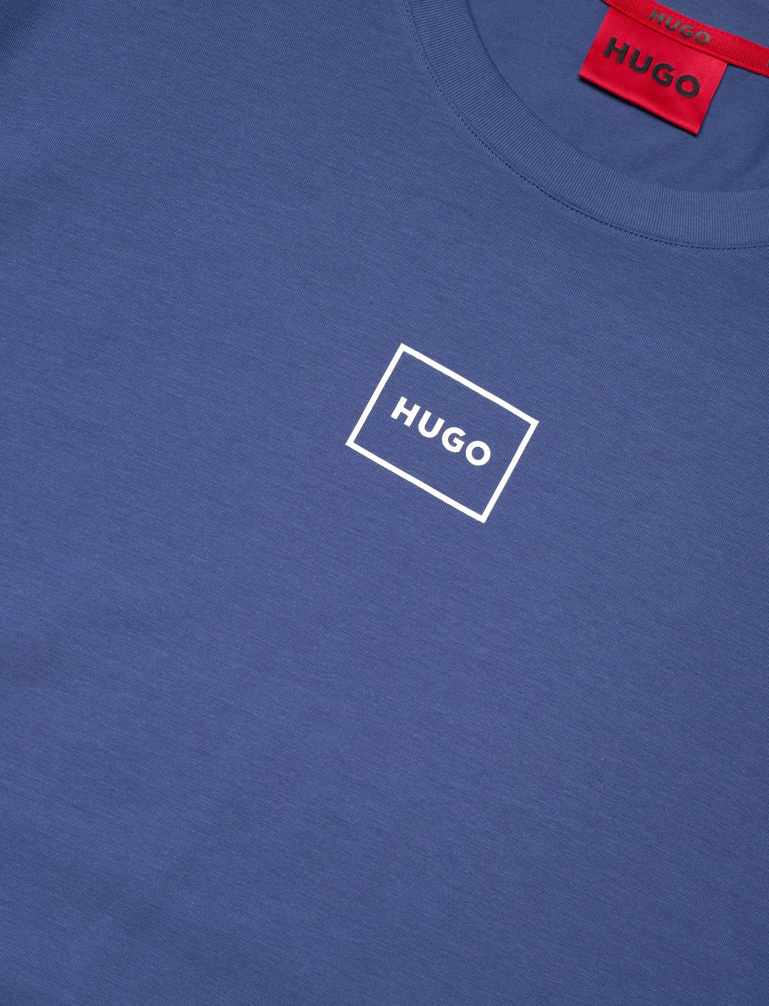 HUGO - Laze T-Shirt - short-sleeved t-shirts - medium blue - 2