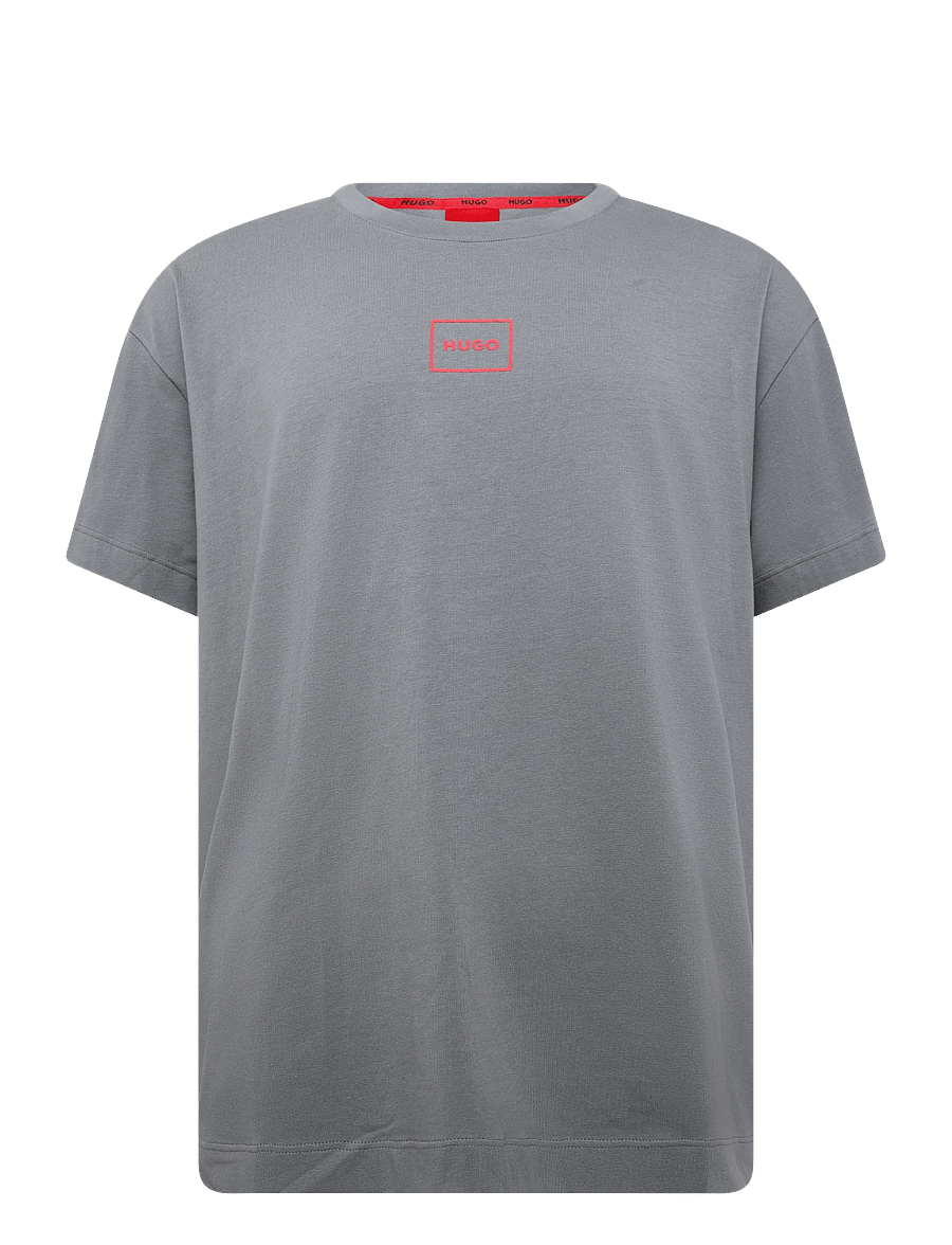 HUGO - Laze T-Shirt - kortärmade t-shirts - medium grey - 0