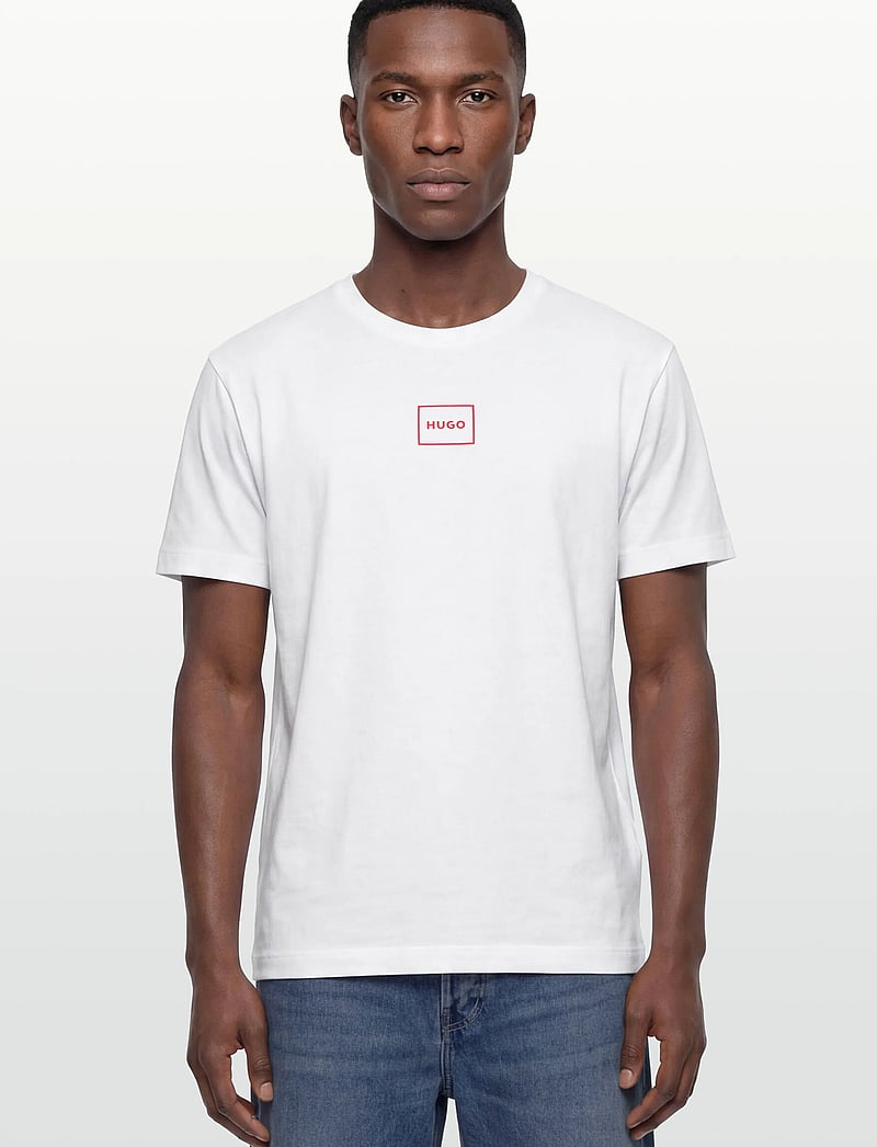 HUGO - Laze T-Shirt - kurzärmelig - natural - 3