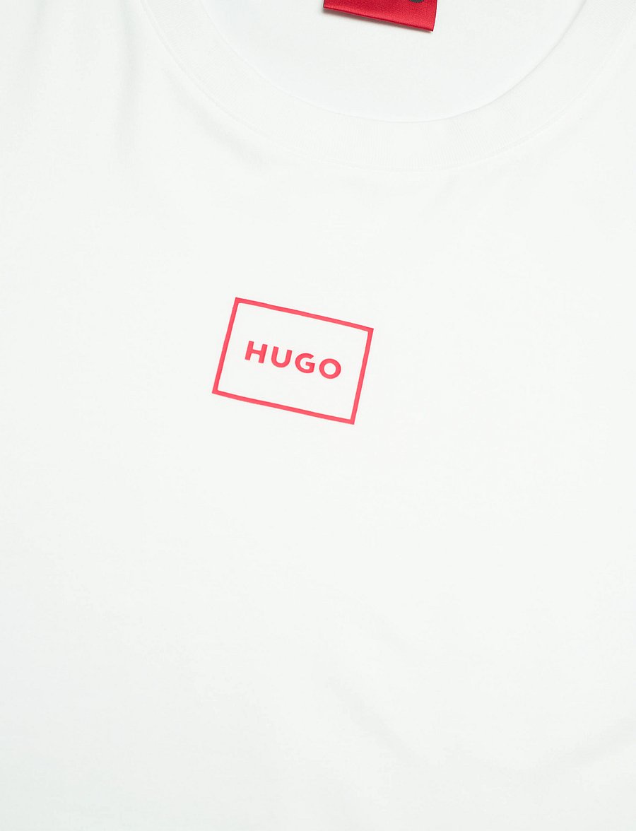 HUGO - Laze T-Shirt - kurzärmelig - natural - 5