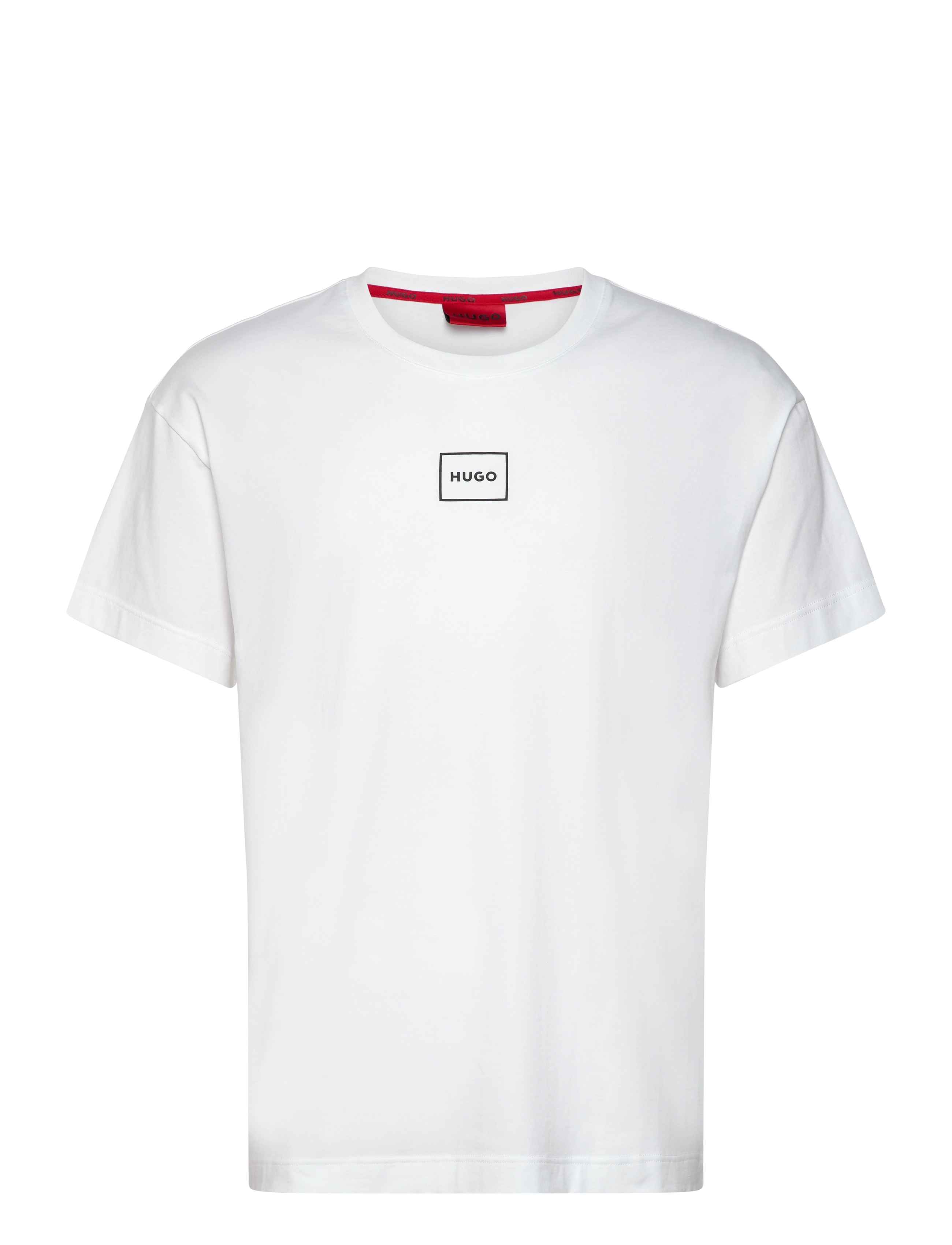 HUGO Laze T-Shirt - Basic T-Shirts - WHITE / white