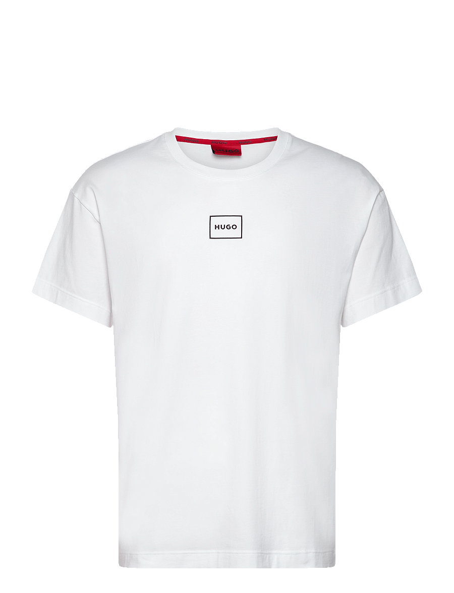 HUGO - Laze T-Shirt - kurzärmelige t-shirts - white - 0