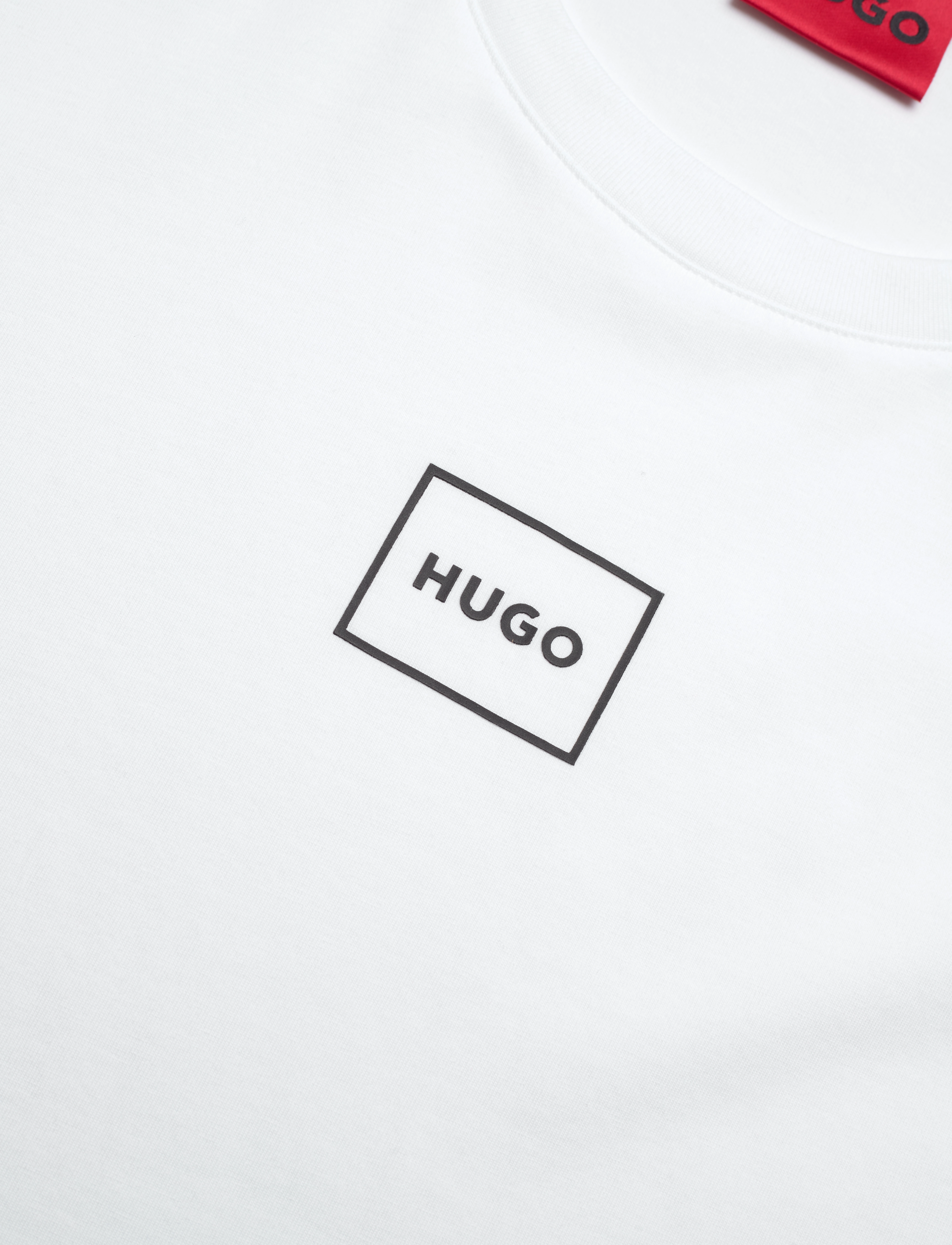 HUGO - Laze T-Shirt - kortärmade t-shirts - white - 2