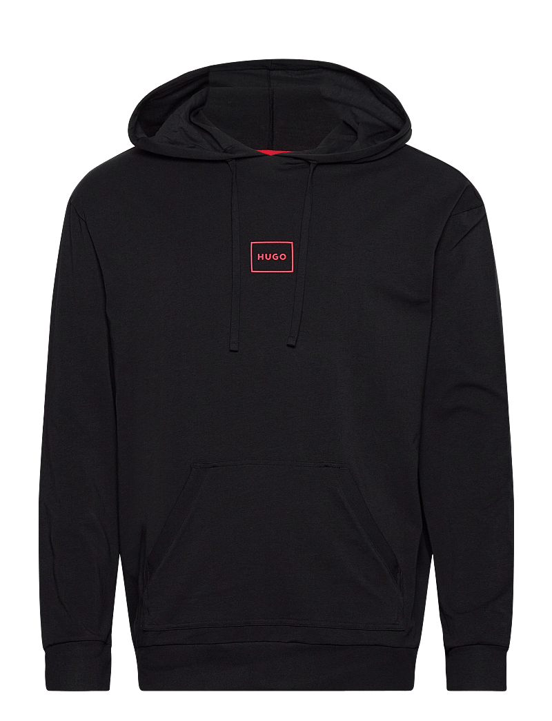 HUGO - Laze Hoodie - pyjama tops - black - 0