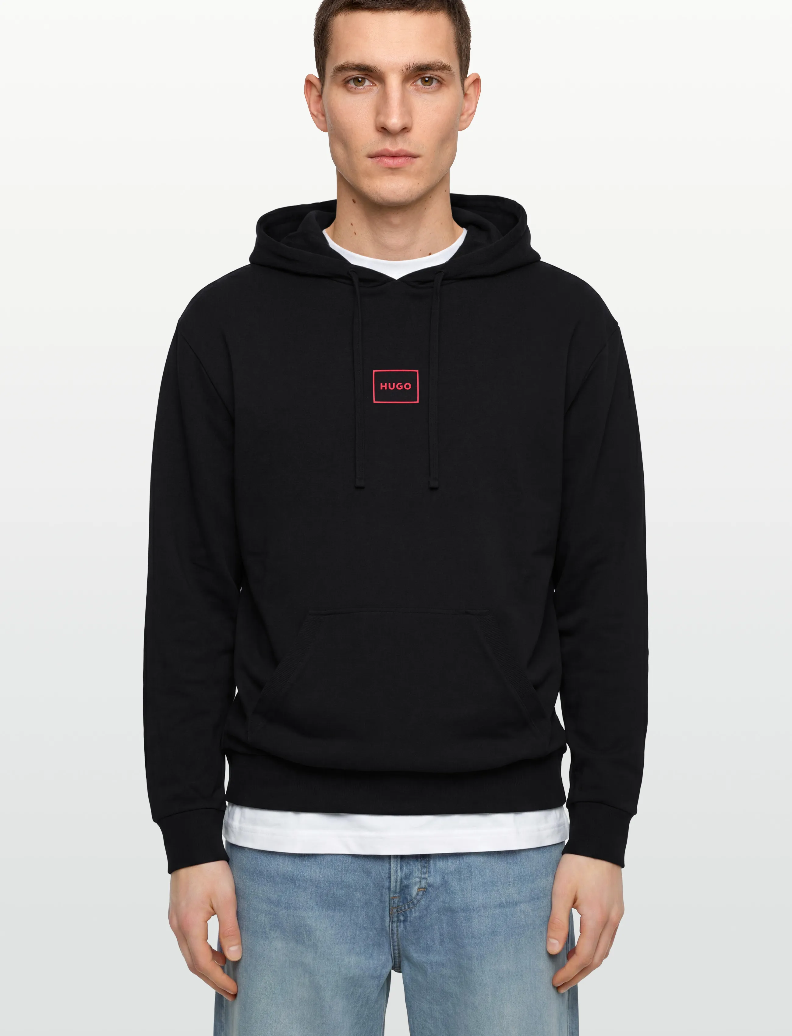 HUGO - Laze Hoodie - truien en hoodies - black - 3