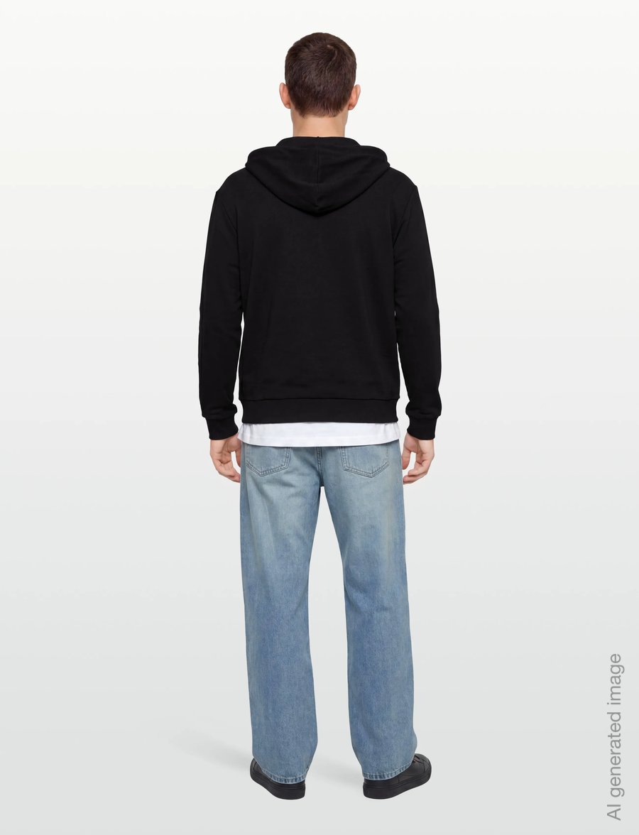 HUGO - Laze Hoodie - pidžaamasärgid - black - 4