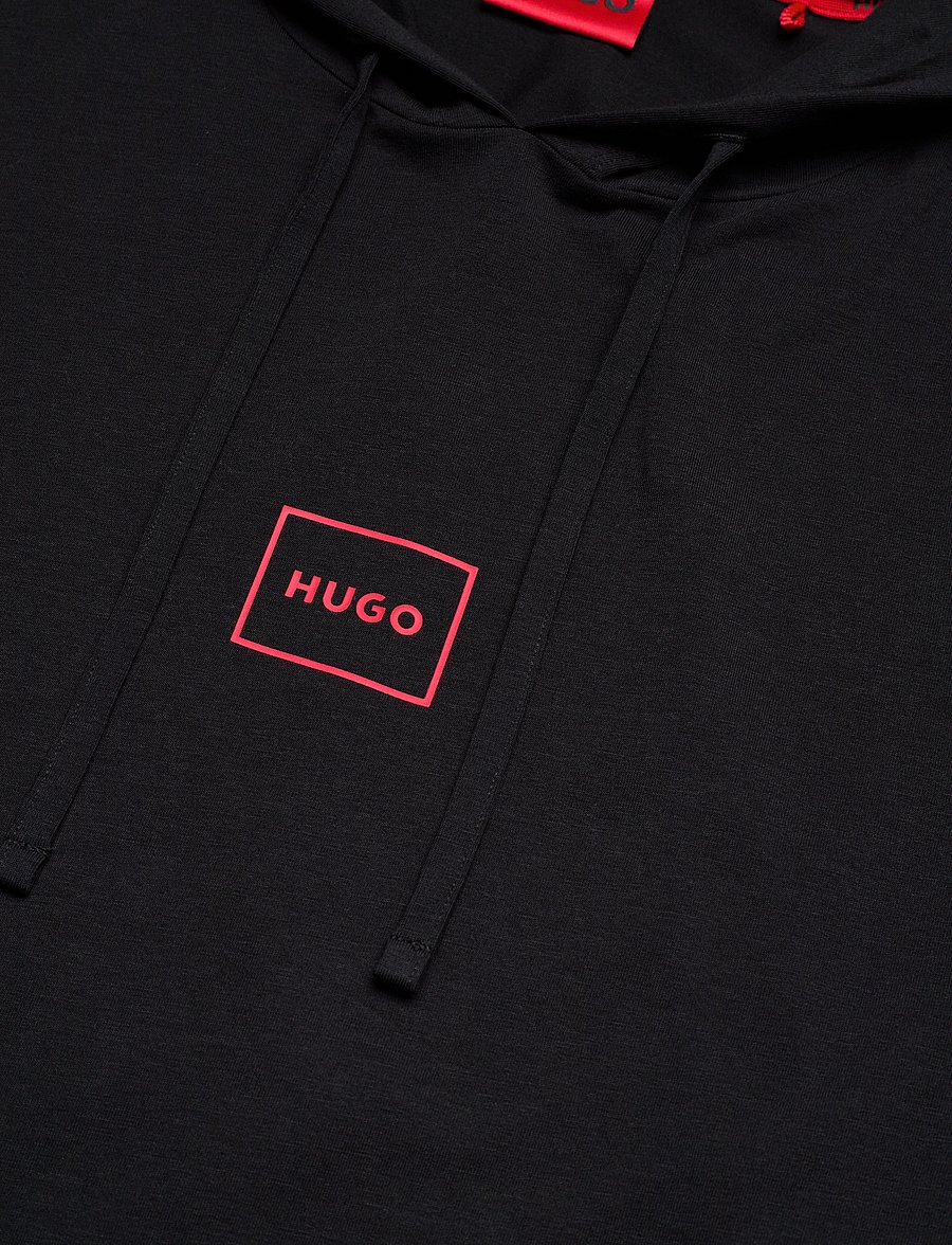 HUGO - Laze Hoodie - hauts de pyjama - black - 2