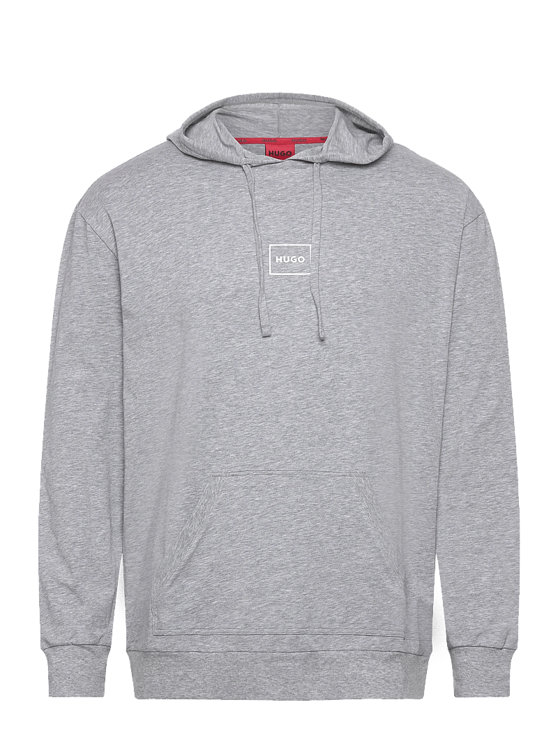 HUGO - Laze Hoodie - hauts de pyjama - medium grey - 0