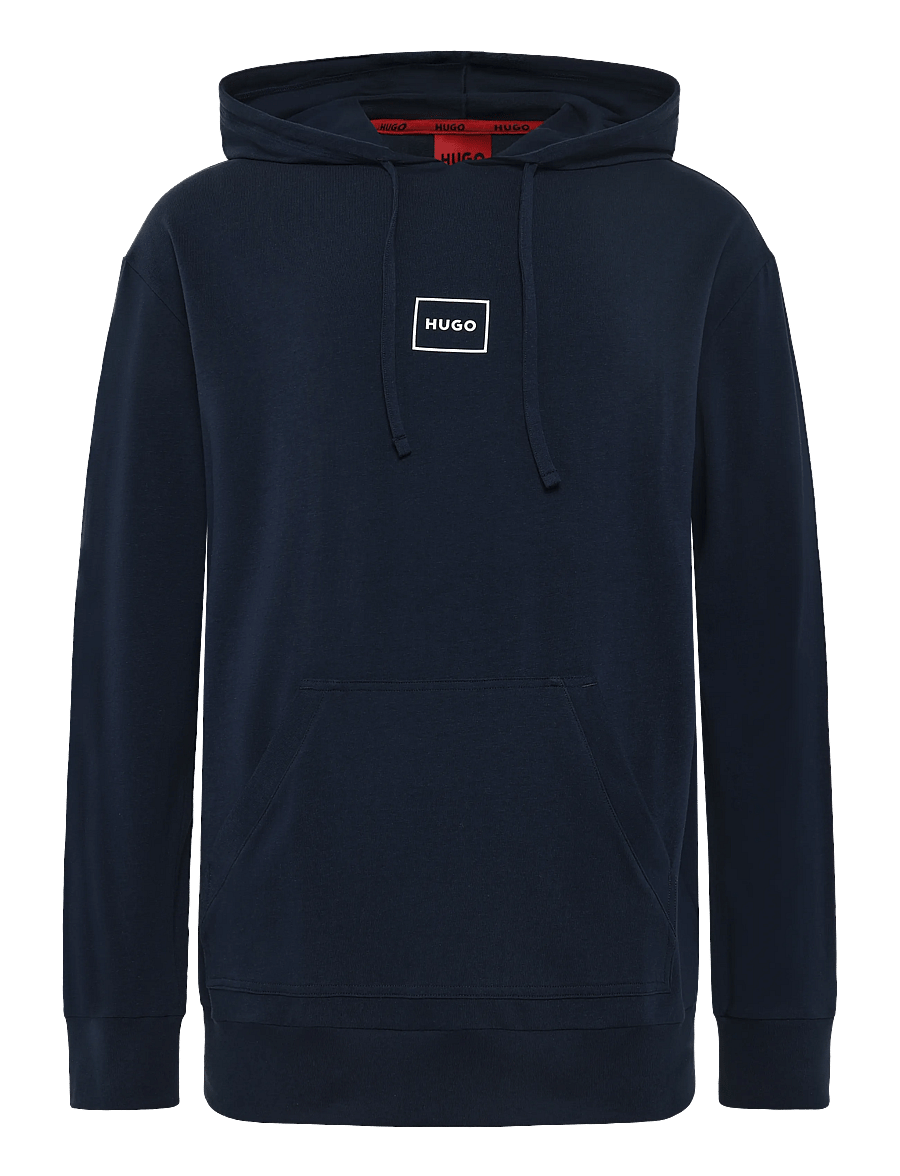 HUGO - Laze Hoodie - pyjamaoberteile - navy - 0