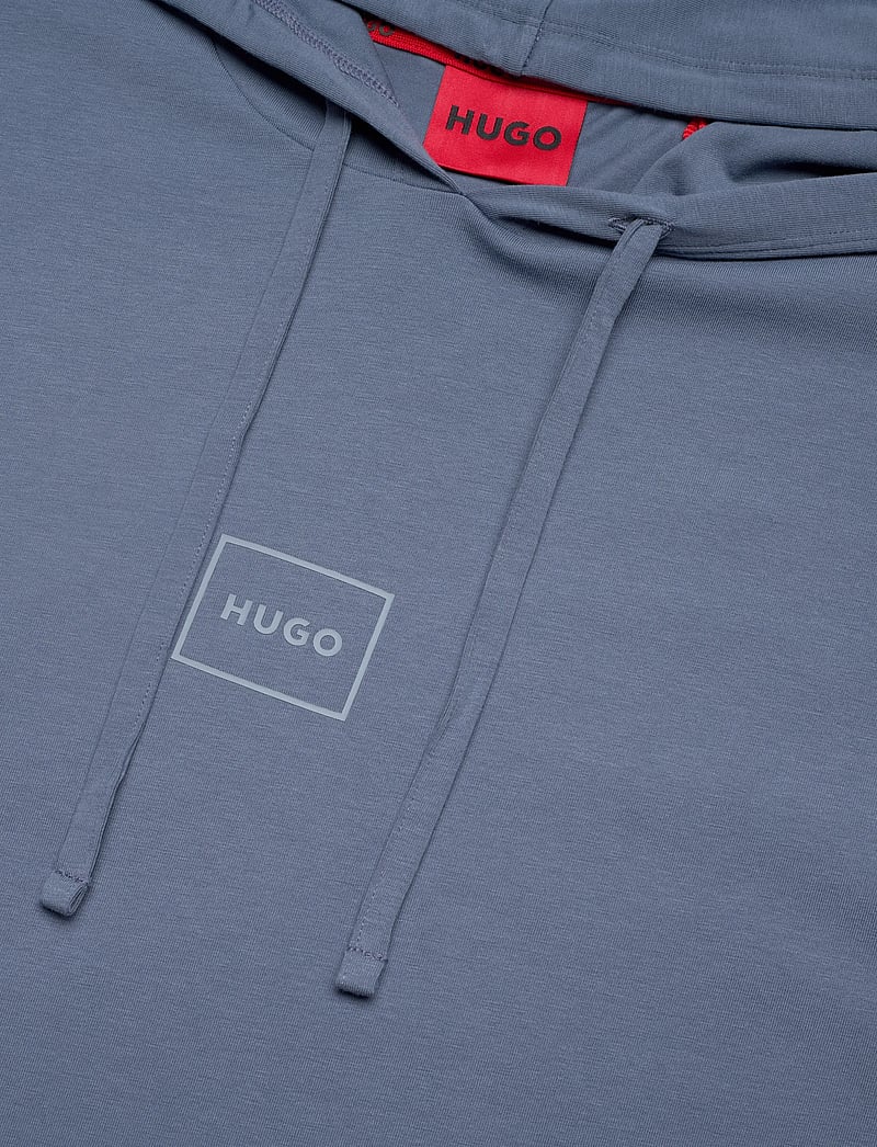 HUGO - Laze Hoodie - nattrøjer - open blue - 2