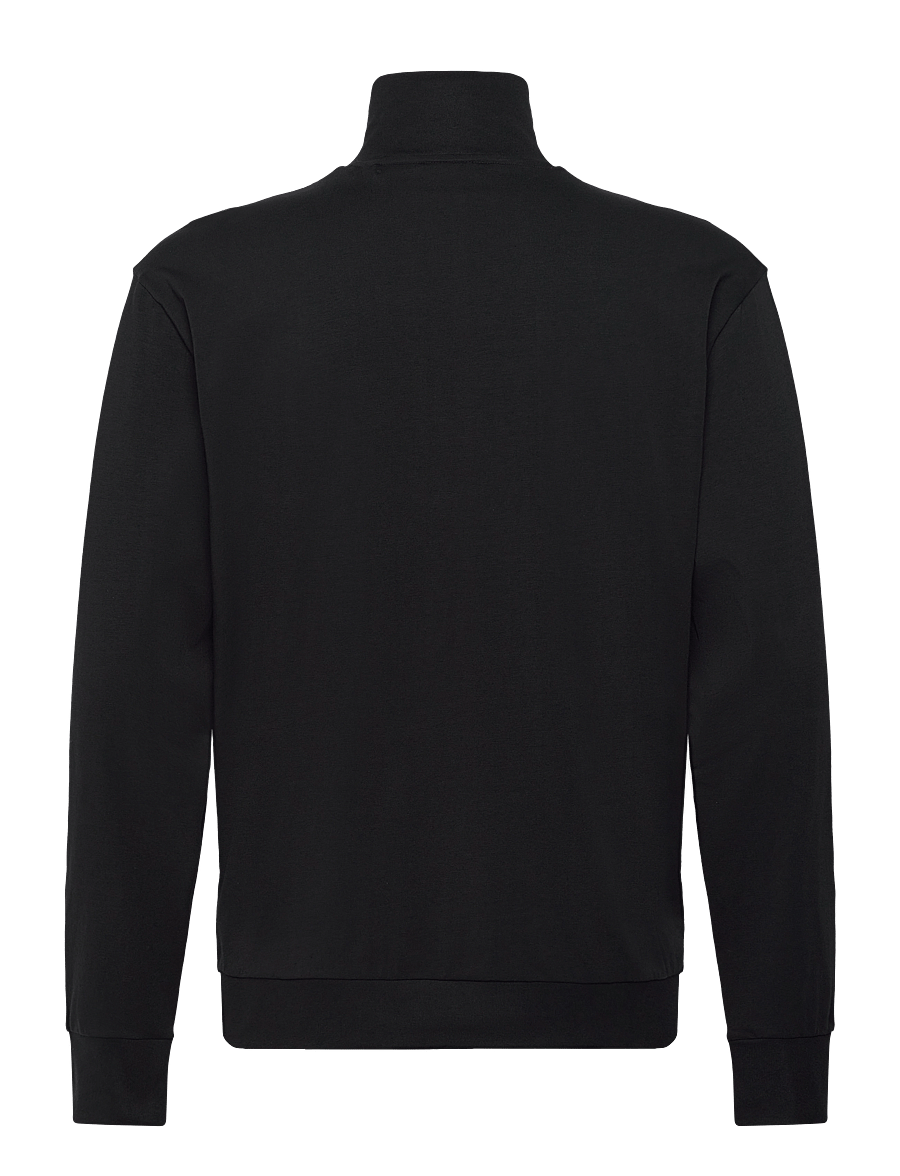 HUGO - Laze Zip Jacket - pullover mit durchgehendem reißverschluss - black - 1