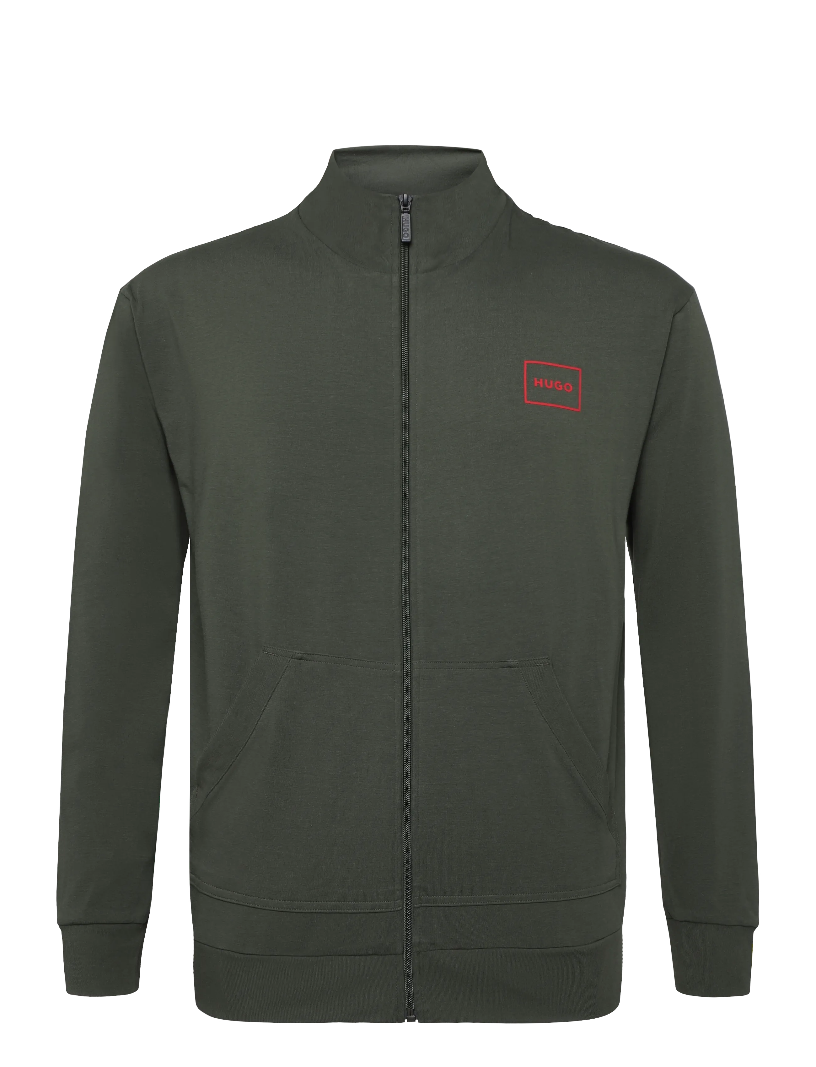 HUGO Laze Zip Jacket - Streetwear - DARK GREEN / green