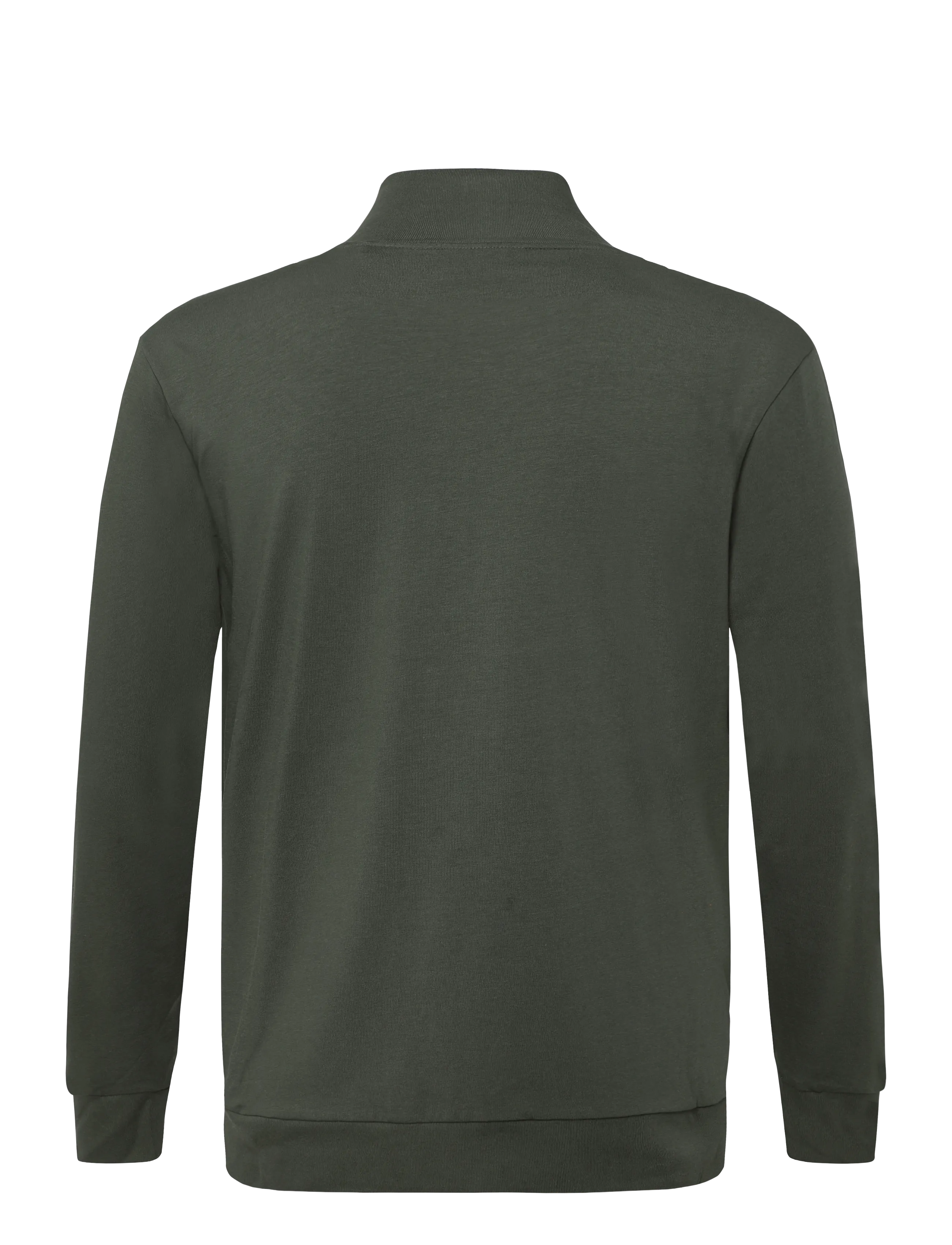 HUGO - Laze Zip Jacket - pullover mit durchgehendem reißverschluss - dark green - 1