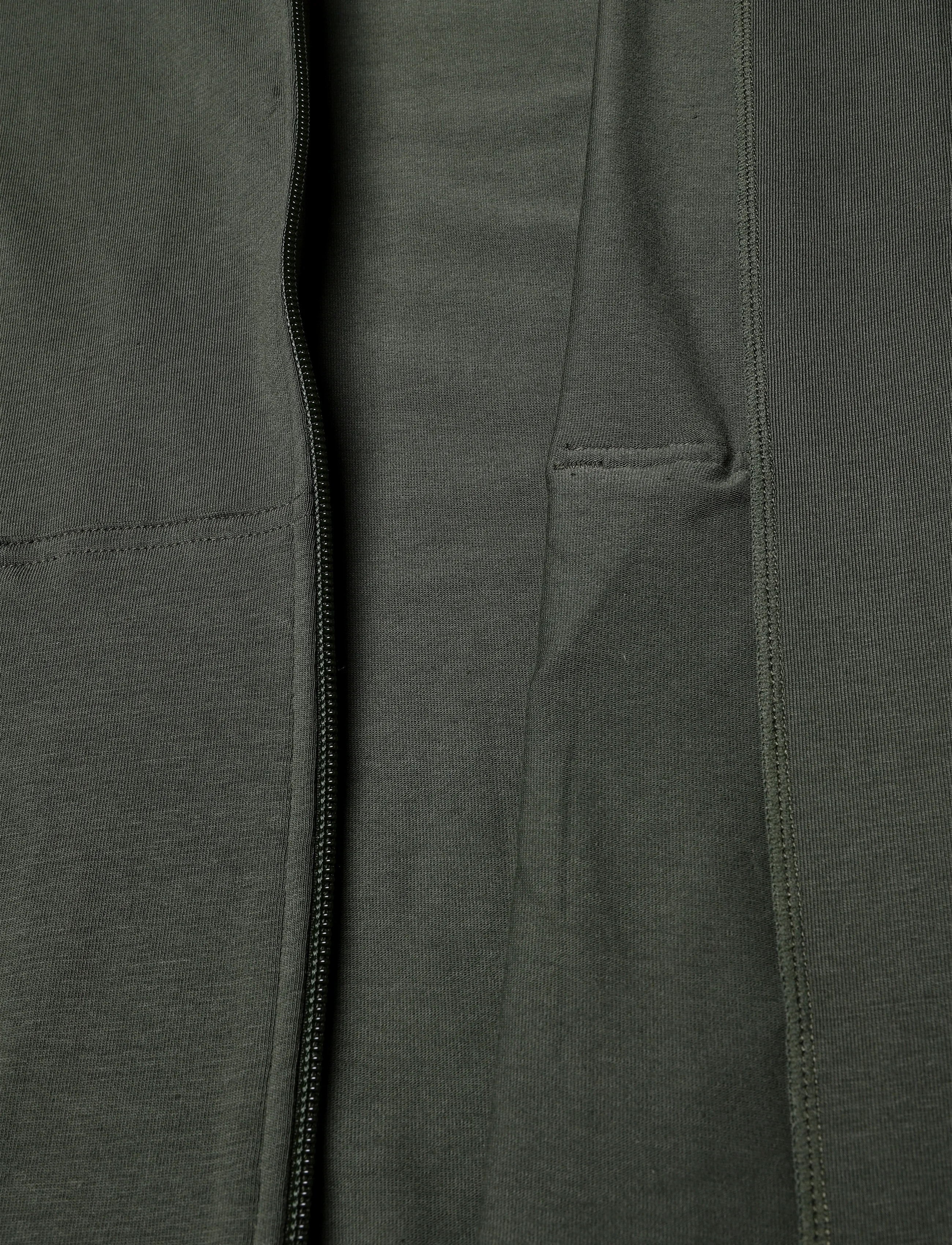 HUGO - Laze Zip Jacket - pullover mit durchgehendem reißverschluss - dark green - 4