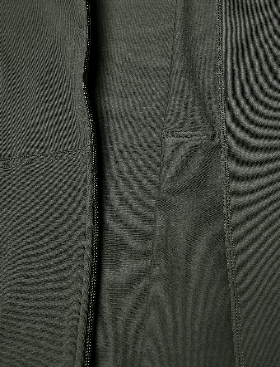 HUGO - Laze Zip Jacket - pullover mit durchgehendem reißverschluss - dark green - 4