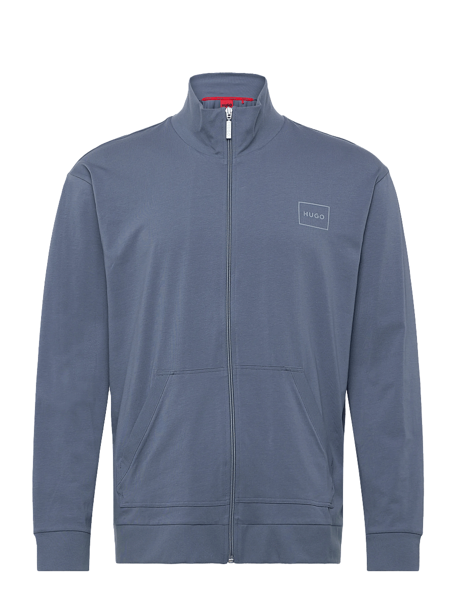 HUGO - Laze Zip Jacket - pullover mit durchgehendem reißverschluss - open blue - 0