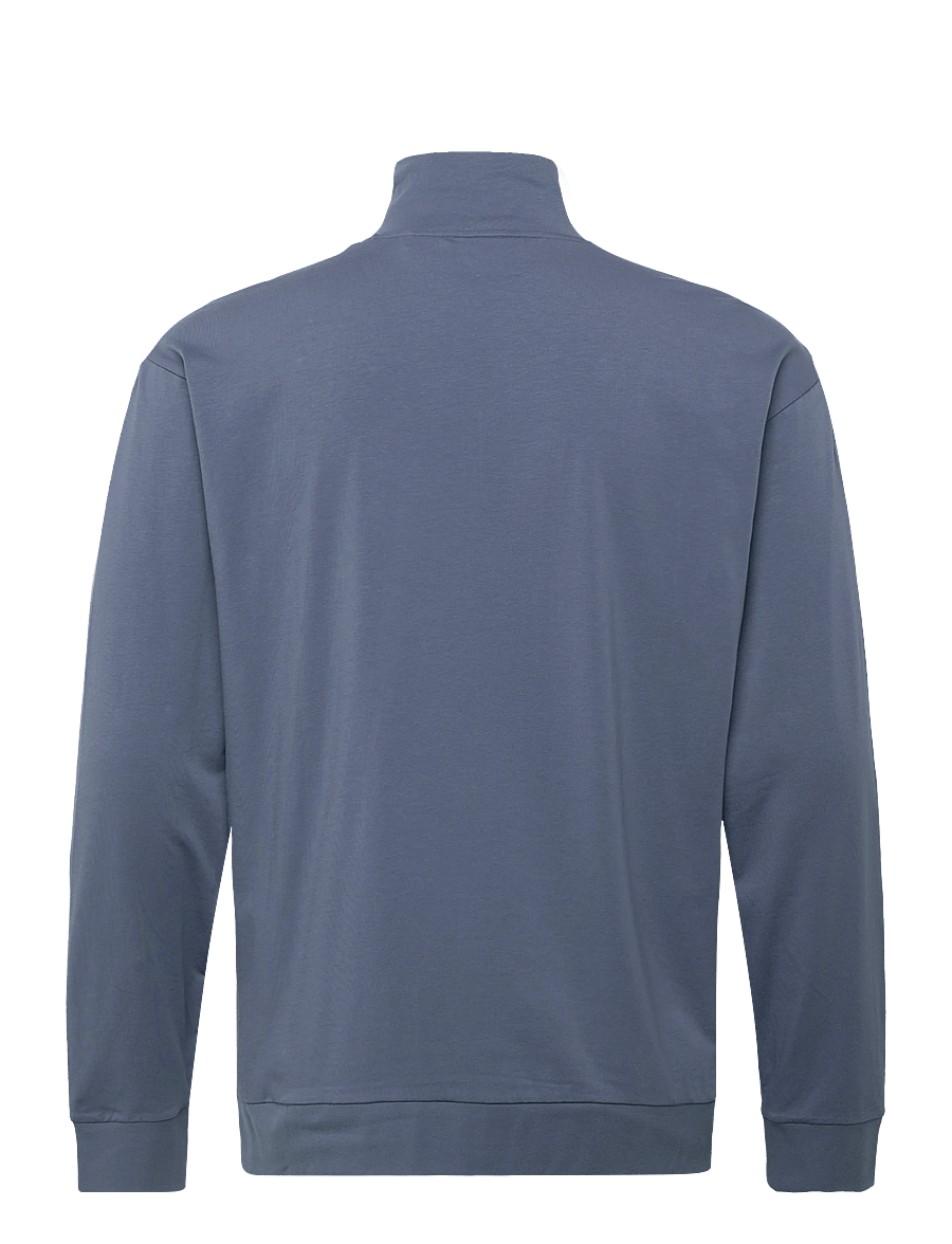 HUGO - Laze Zip Jacket - pullover mit durchgehendem reißverschluss - open blue - 1