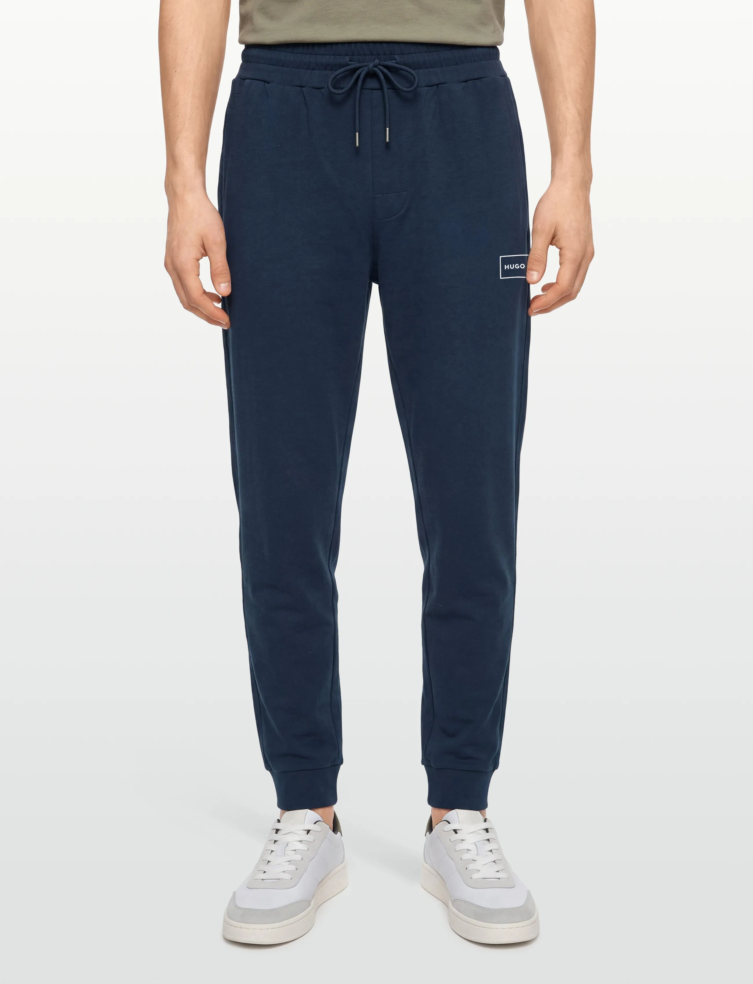 HUGO - Laze Pants CW - pyjamahousut - navy - 3