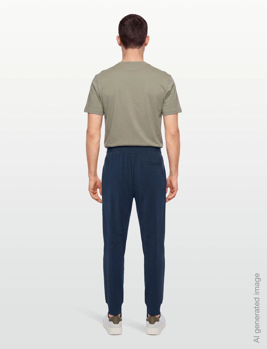 HUGO - Laze Pants CW - pyjamasbyxor - navy - 4