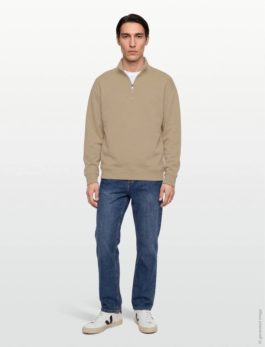 HUGO - Durty244 - sweatshirts - medium beige - 0