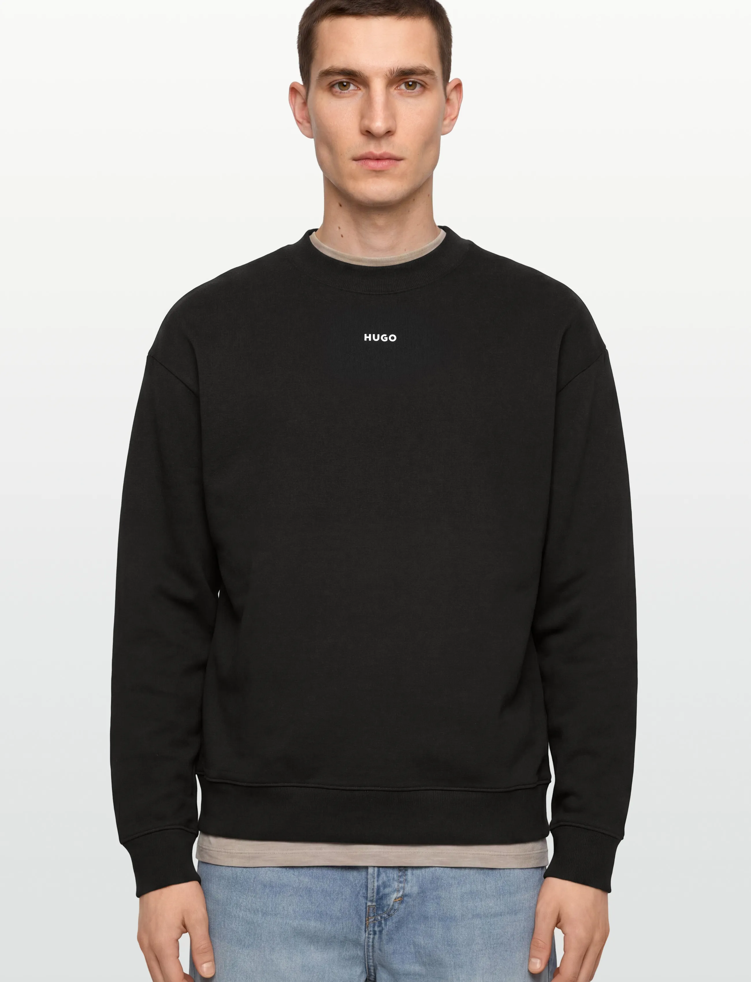 HUGO - Dapocrew - sweatshirts - black - 3