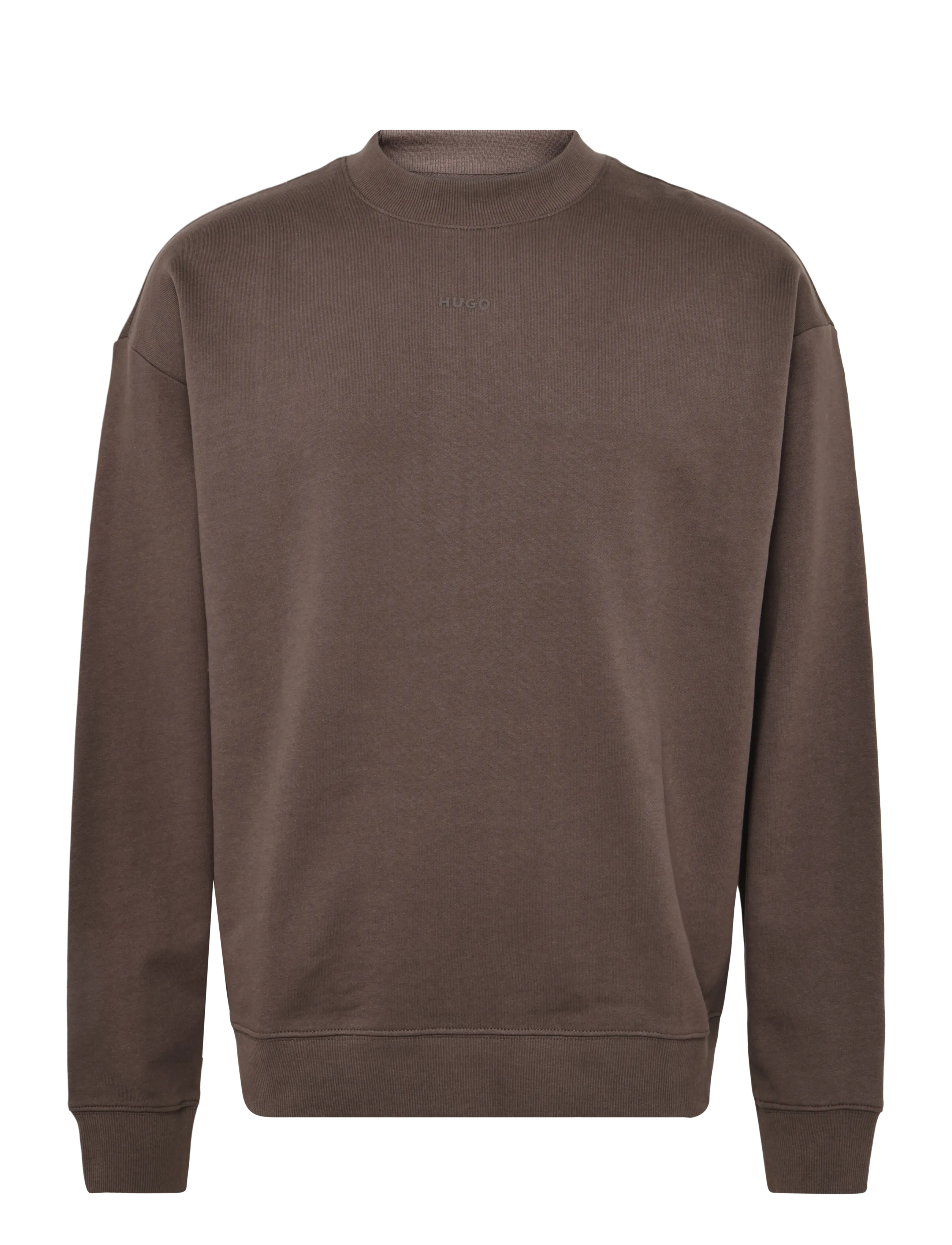 HUGO Dapocrew - Sweatshirts - BROWN OVERFLOW / brown