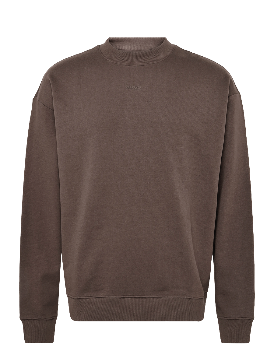 HUGO - Dapocrew - sweatshirts - brown overflow - 0